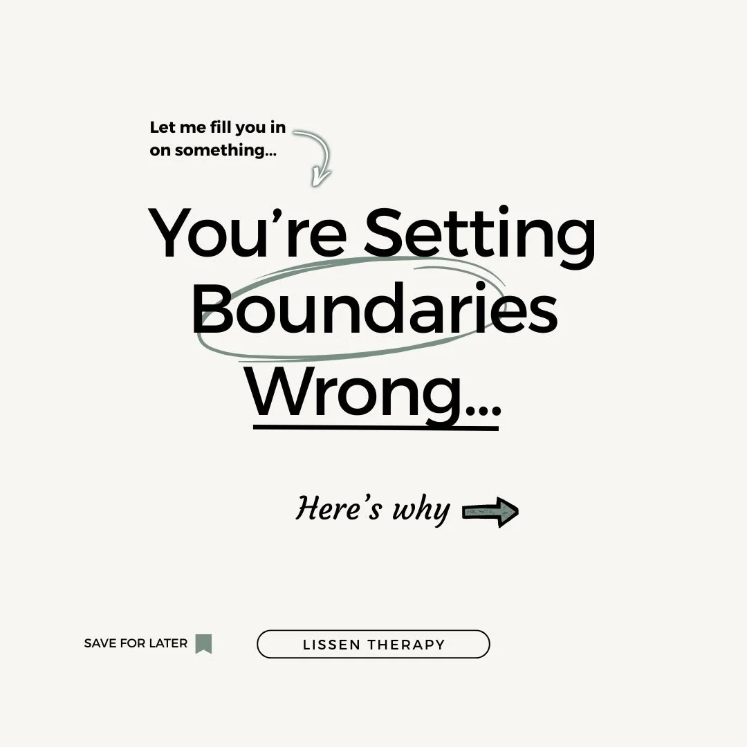 Most people think boundaries are about control, but actually they are about self-trust.

A boundary isn&rsquo;t a threat.
It&rsquo;s a decision about how you will show up,
what you will accept,
and what you&rsquo;ll walk away from.

If setting bounda