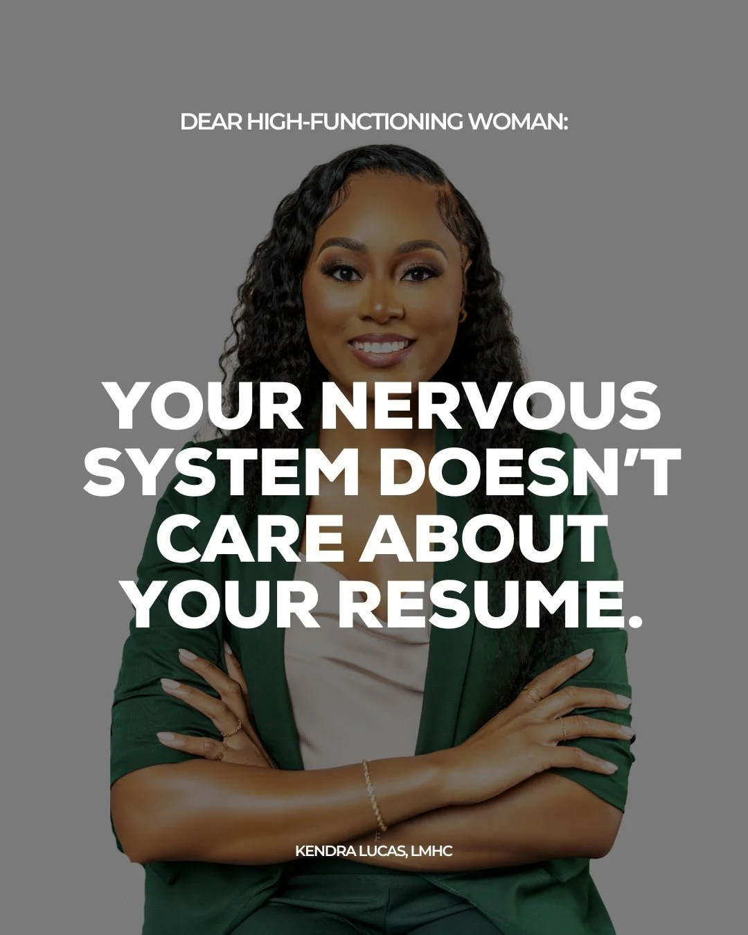 Hard truth: Your awards won&rsquo;t calm your anxiety. Your promotions won&rsquo;t fix attachment wounds. Read that again.

You can be top of your field, winning every promotion, but one canceled plan will still make your chest tighten. Does that sou