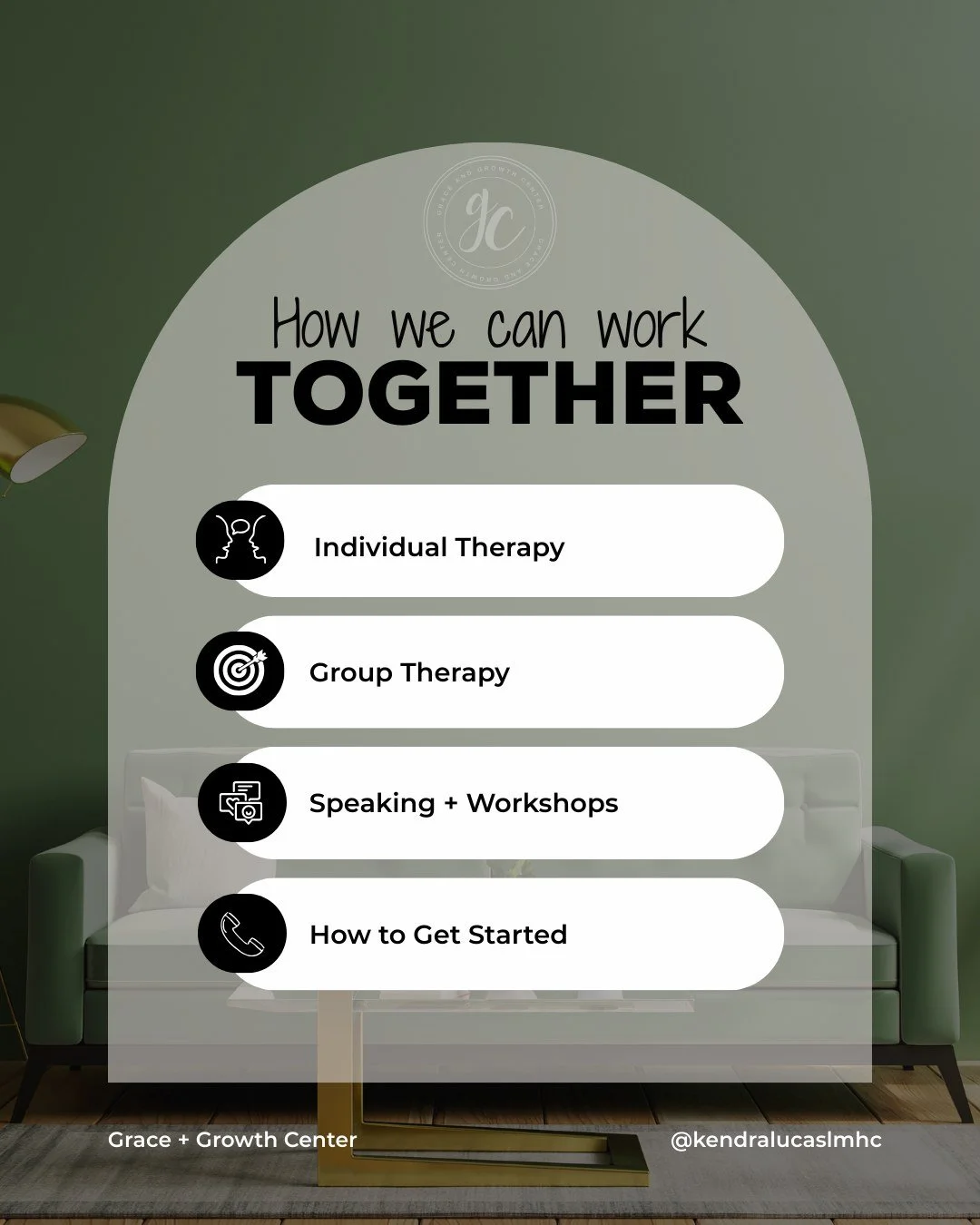 If my content resonates with you, here are a few ways we can work together.

I&rsquo;m a Licensed Mental Health Counselor and founder of @graceandgrowthcenter, a virtual therapy practice serving women in Texas and Florida.

For deeper, structured sup