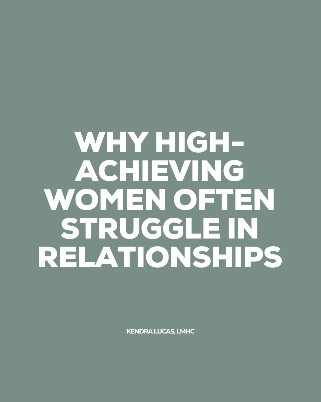 Most high-achieving women struggle in relationships because the skills that helped them succeed aren&rsquo;t the same skills that create secure love.

You learned how to:
Be responsible.
Be independent.
Anticipate needs.
Handle pressure.
Stay compose