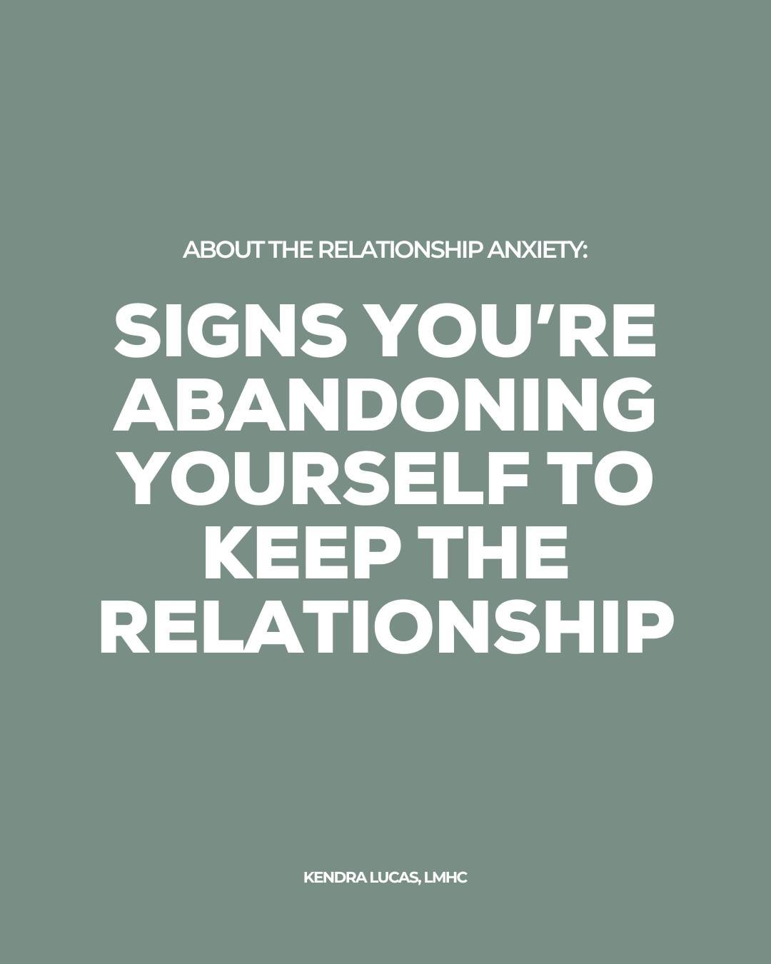 Something in you learned how to stay connected by staying small. That strategy made sense at one point before. You don&rsquo;t need to shame it, but you are allowed to outgrow it.

-------------
Comment RESET if you&rsquo;re ready to stop abandoning 