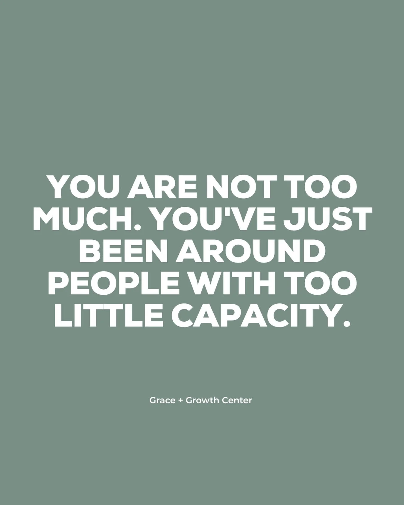 Say it louder for the women in the back.

For years i watched women shrink themselves (speak softer, want less, apologize for taking up space) because someone somewhere made them feel like their needs were a burden.

You are not the problem. Capacity