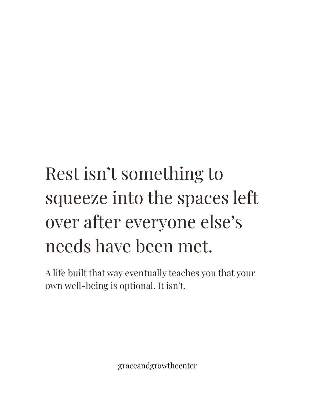 Can we retire the idea that rest is what happens after everything is finished? Because for a lot of women, everything is never finished. There will always be another task, another person needing something or another reason to wait.

#burnoutrecovery 