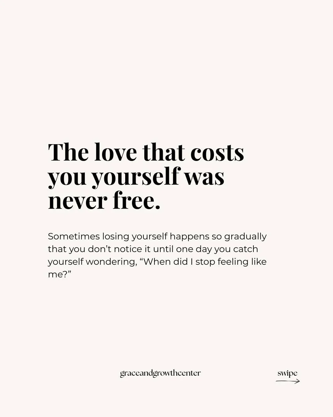 You don't always notice what a relationship is costing you until you try to remember who you were before it. The opinions you stopped voicing, or the needs you stopped naming? None of it happened all at once. It was one small accommodation at a time.