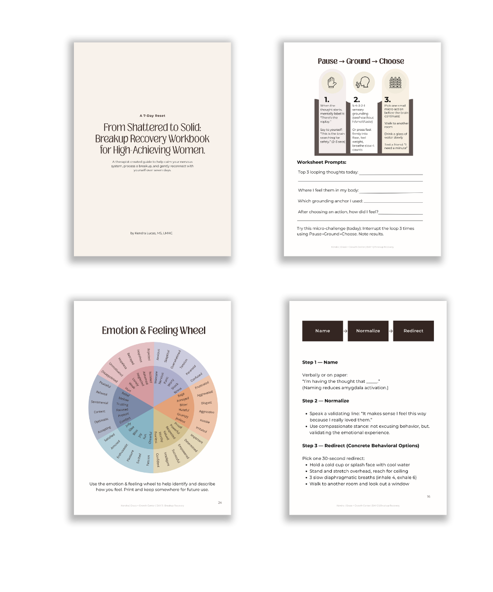 7 day reset for a breakup workbook