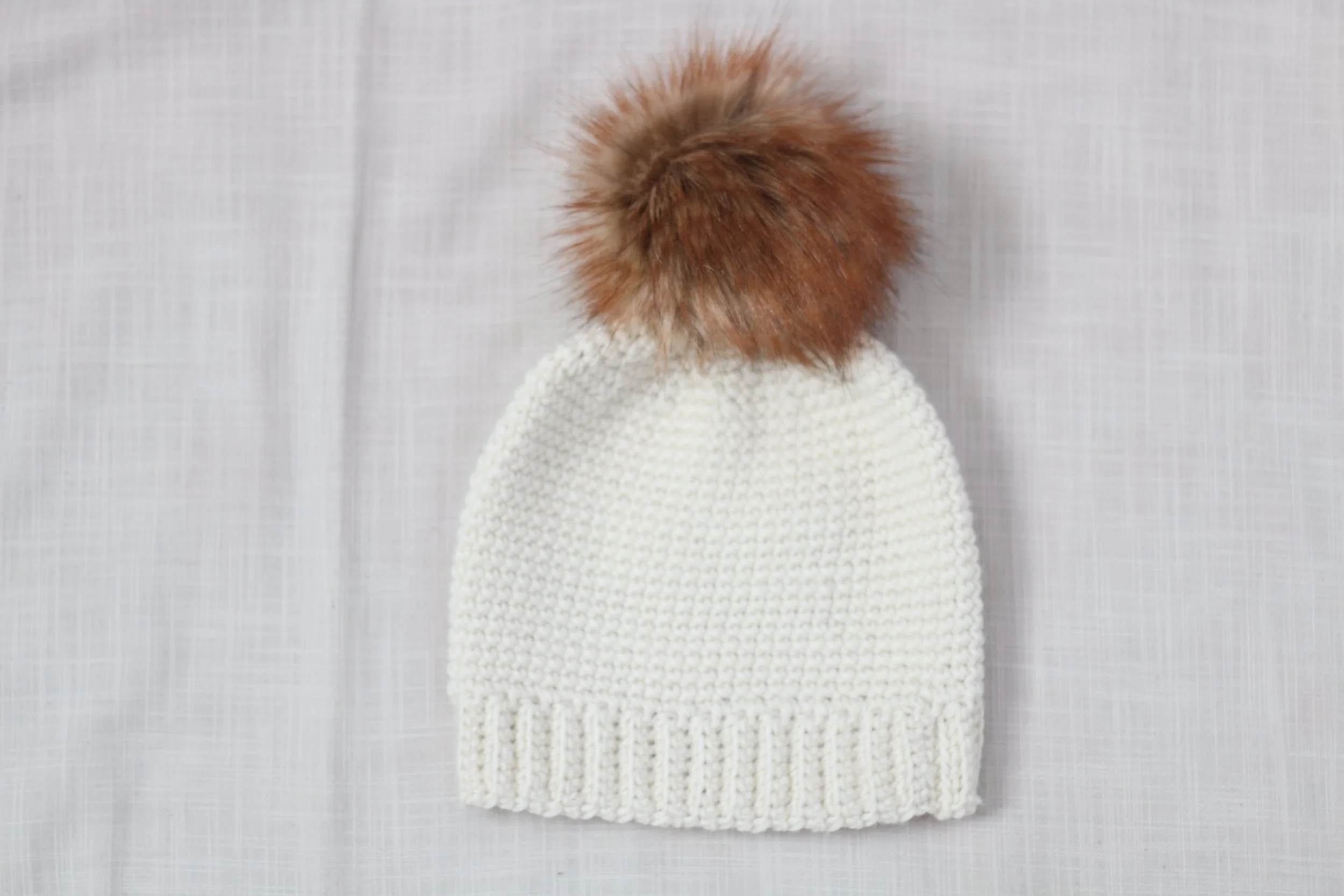 Luxury Winter Hat Premium Hat for Women |<br/> Cream White
