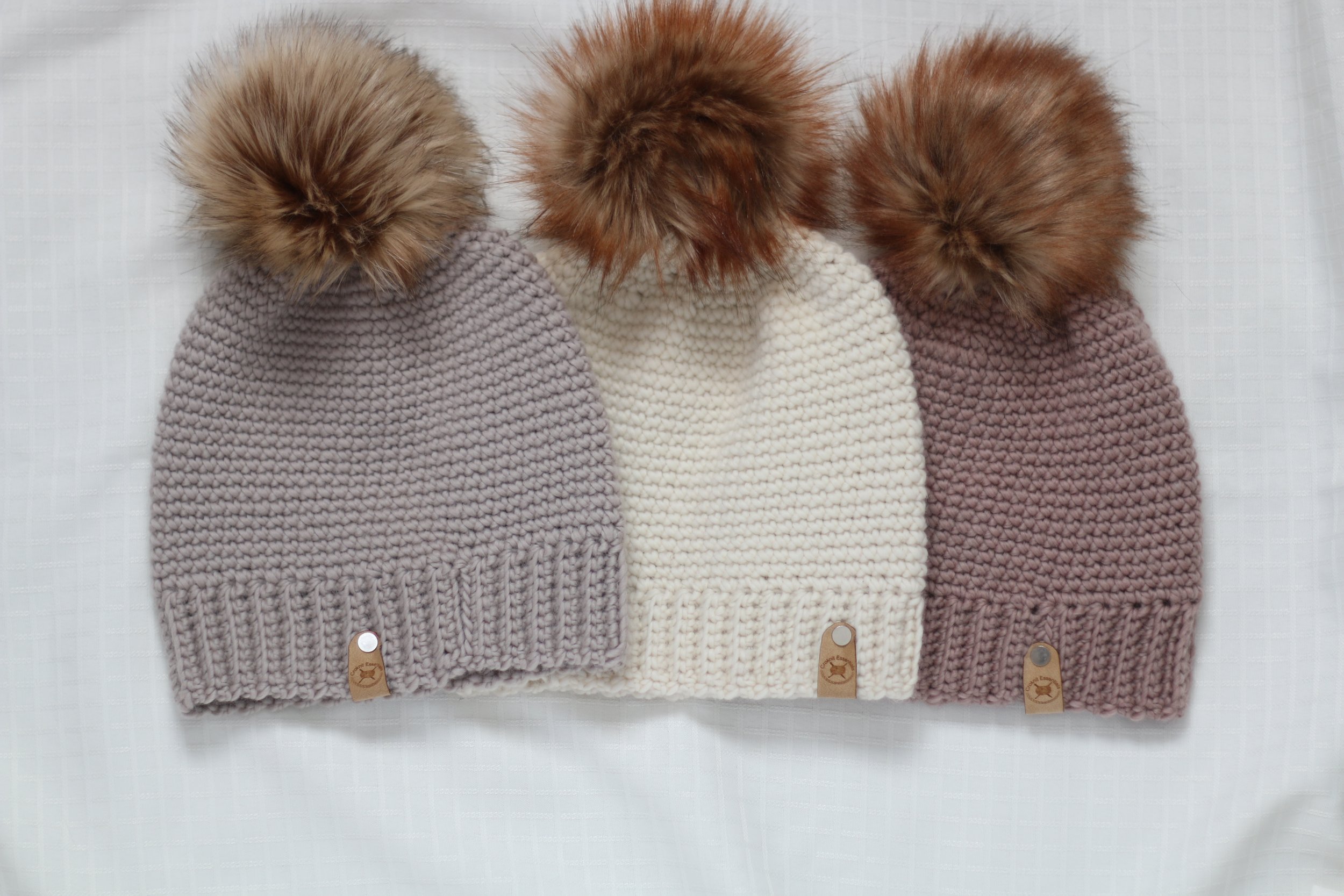 Luxury Winter Hat | Premium Hat for Women | Cream White Winter Hat | Wool Hat | Croknit Essentials