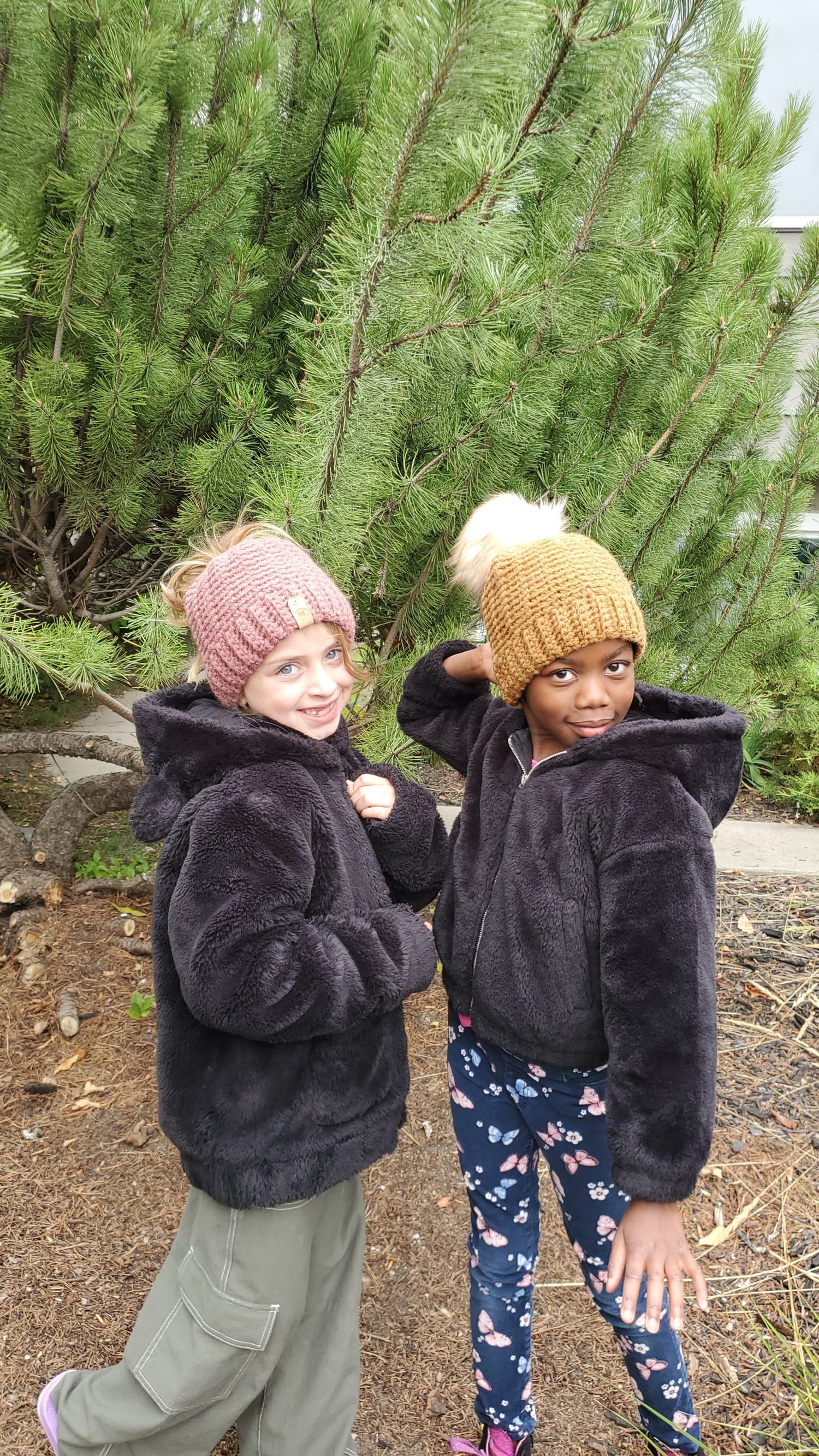 Kids Messy Bun Beanies | Messy Bun Hat | Ponytail Hat | Croknit Essentials