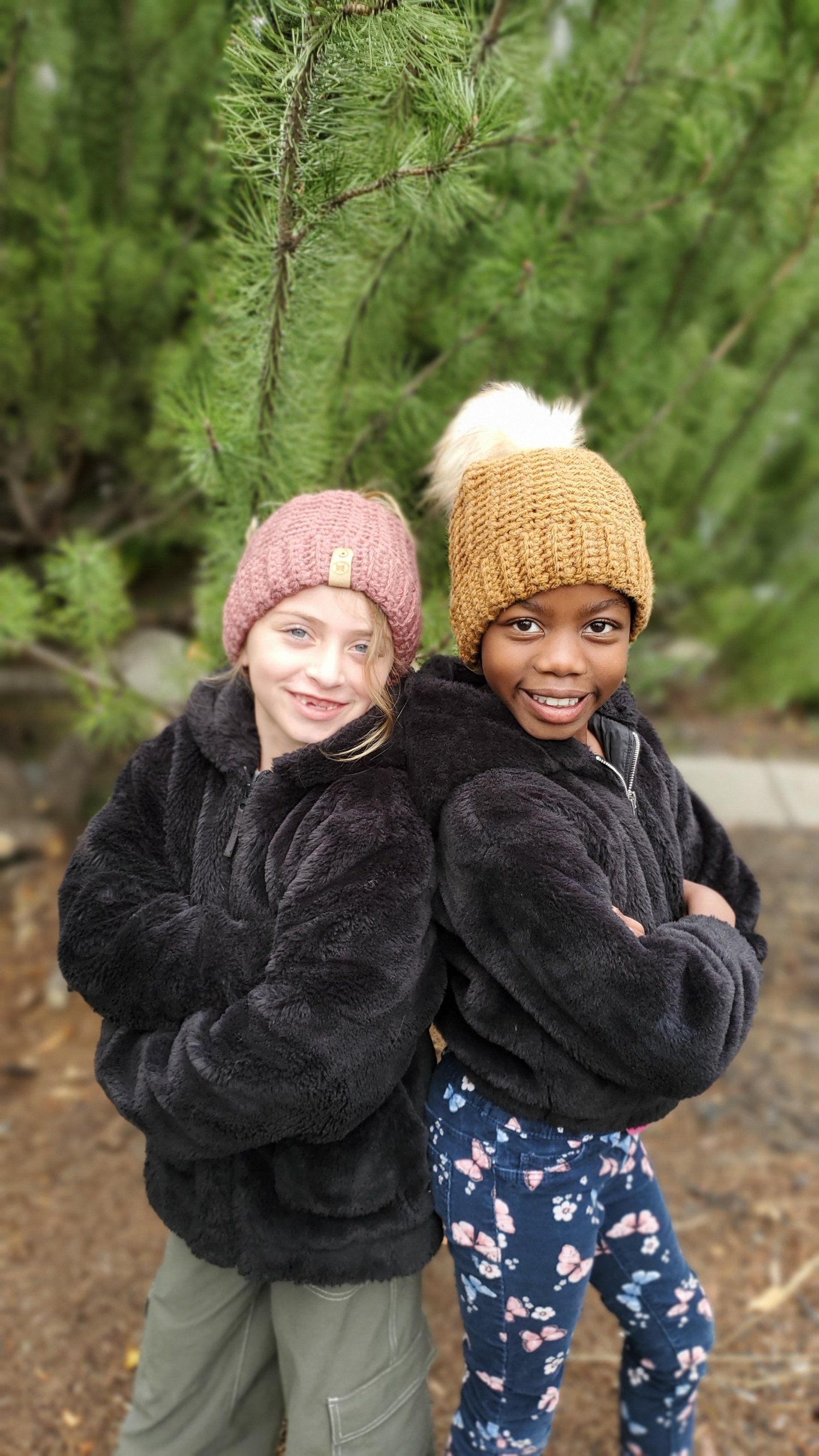 Kids Messy Bun Beanies | Messy Bun Hat | Ponytail Hat | Croknit Essentials