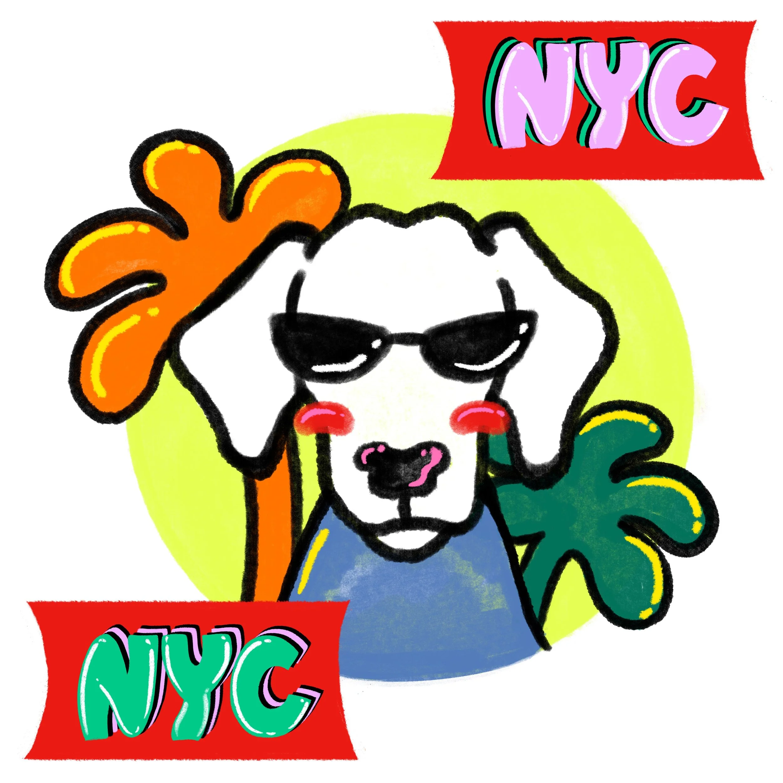 NYC printed on Tapestry Canvas