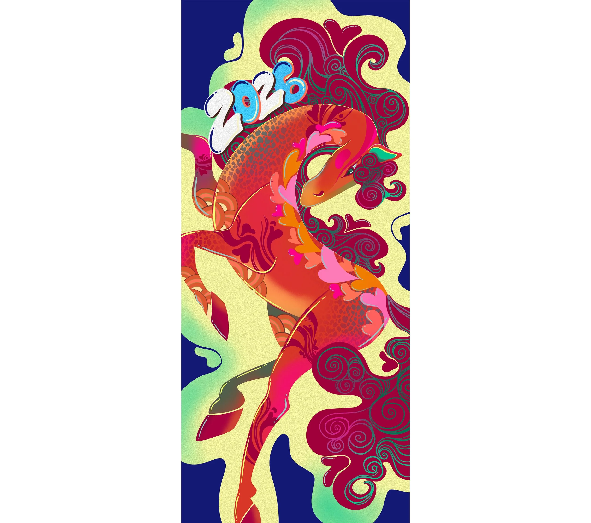 2026 New Years Card DOWNLOAD (with numbers)