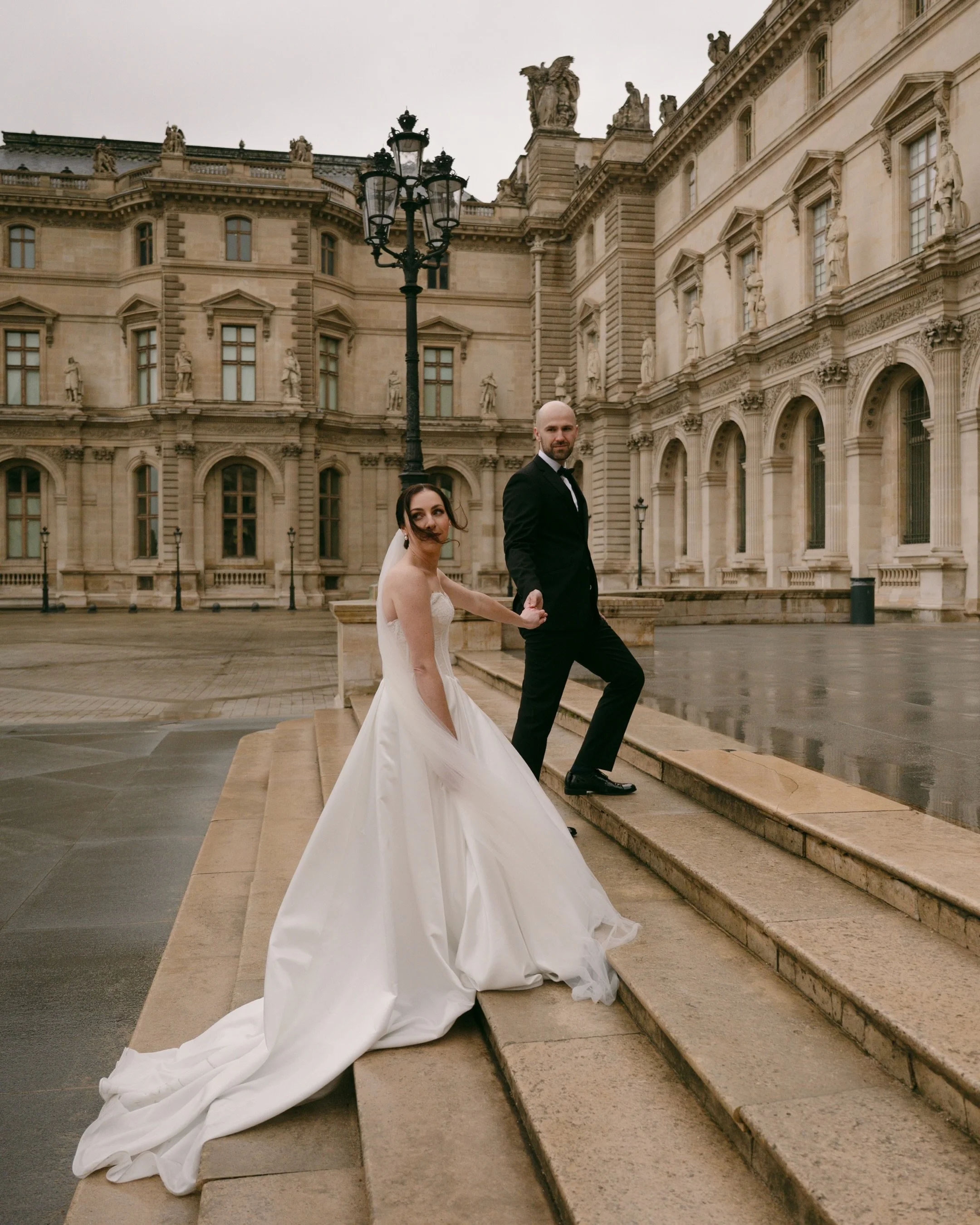 a dream come true 😭

I had the pleasure of flying to Paris to photograph Leah + Mark&rsquo;s elopement. We worked quickly amongst the rain at the Eiffel Tower, took shelter under the architecture of the Louvre, and frolicked around the Ch&acirc;teau