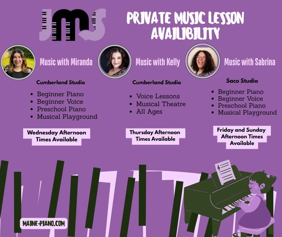 πΆ Come Join Our Amazing Community of Musicians!
π Private Lessons with Highly-Qualified Teachers
π€ Learn, Perform, and Grow with Us!
πΉ Make Music, Make Friends, Make Memories!
πΌ Music Lessons + Performance Opportunities + Community