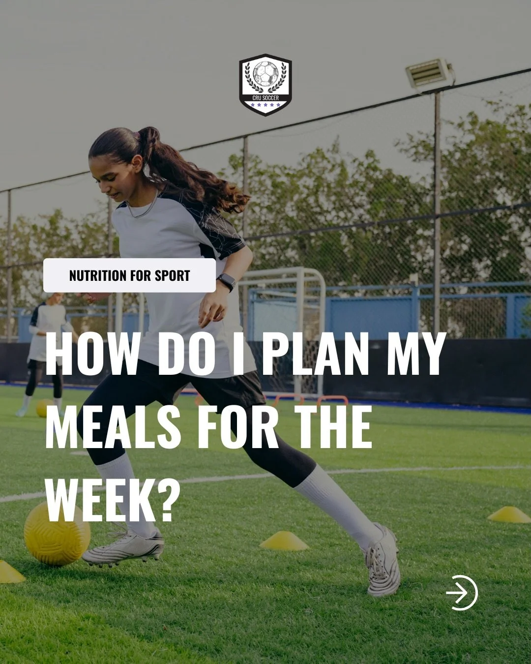 Planning your meals for the week is a game changer. The best athletes eat consistent meals that power their performance. Do you have a meal plan? 

#soccer #nutrition #wellness
