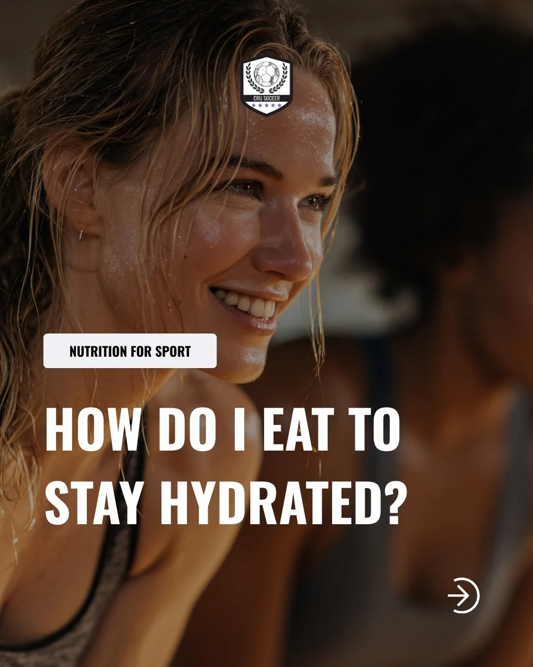 The way you eat impacts your hydration status and circulation. Athletes that are well hydrated improve their decision-making, skill, and endurance. Do you eat hydrating meals? 

#soccer #nutrition #wellness