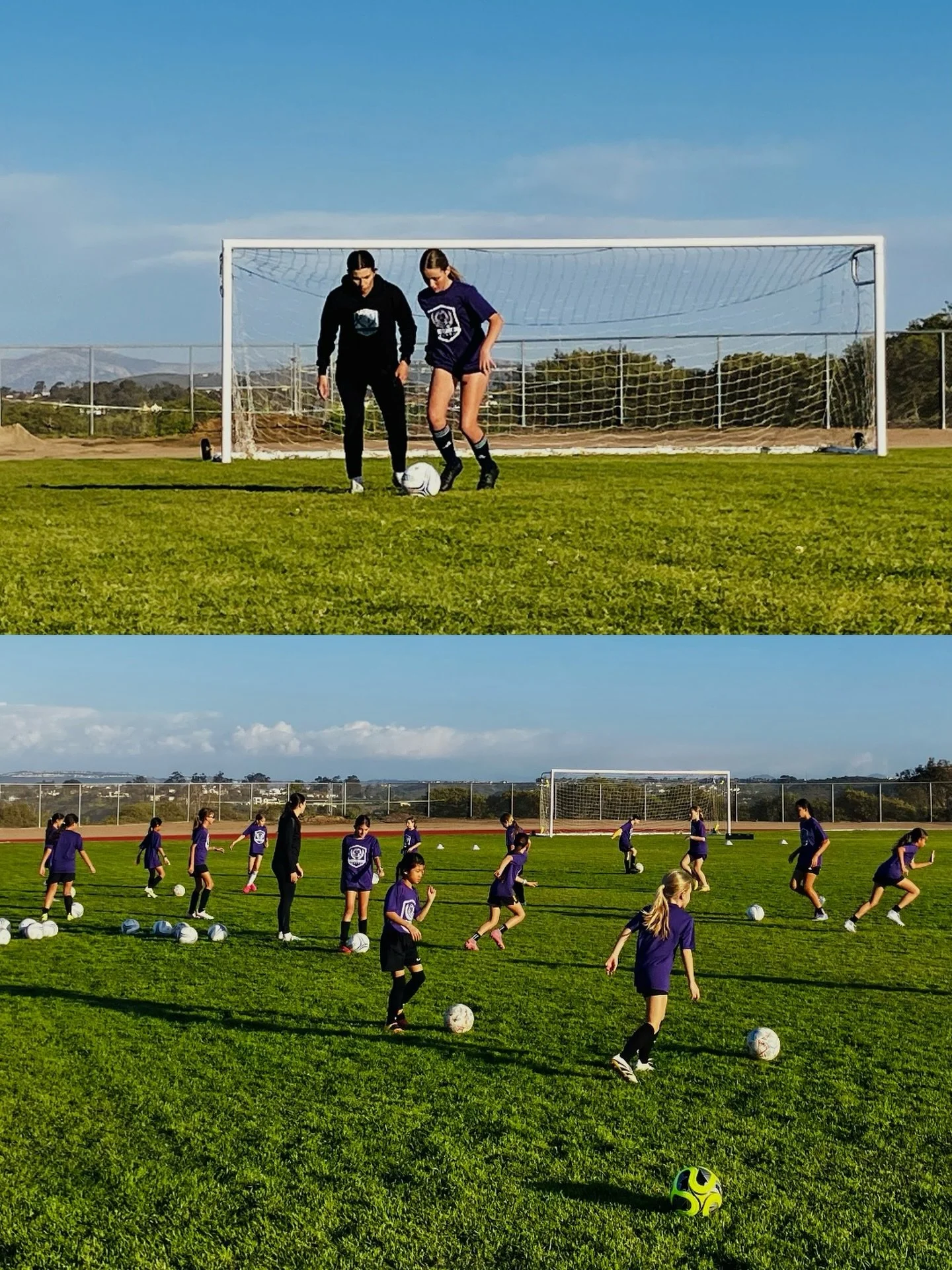 A perfect day to play soccer with @movewithsoleil 

#soccer #training #soccerskills