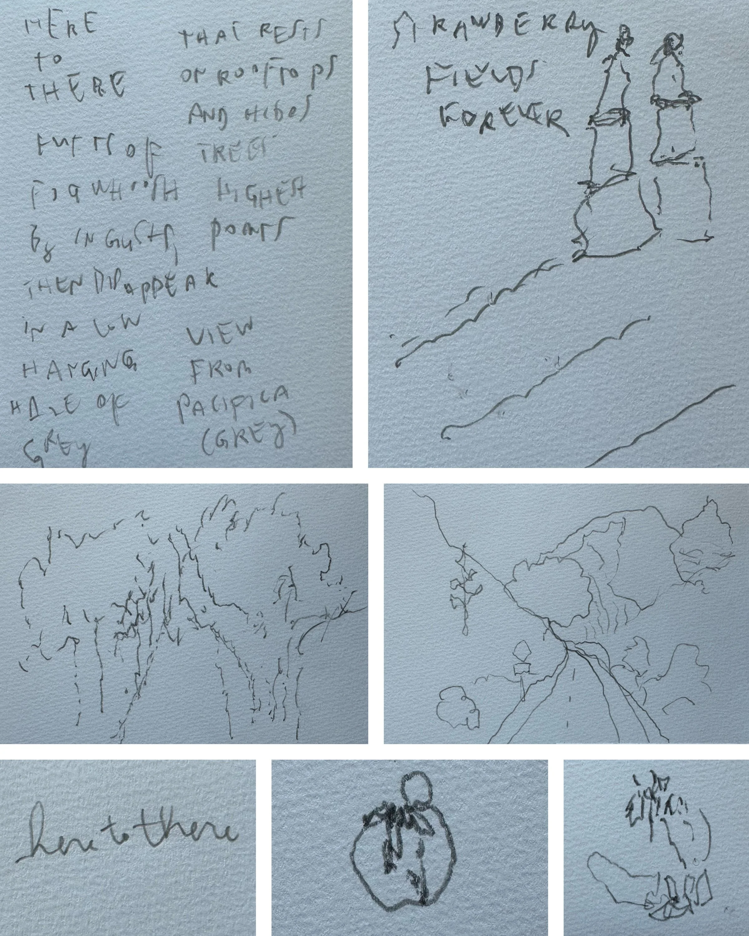 Scribbled from my bike, in motion.