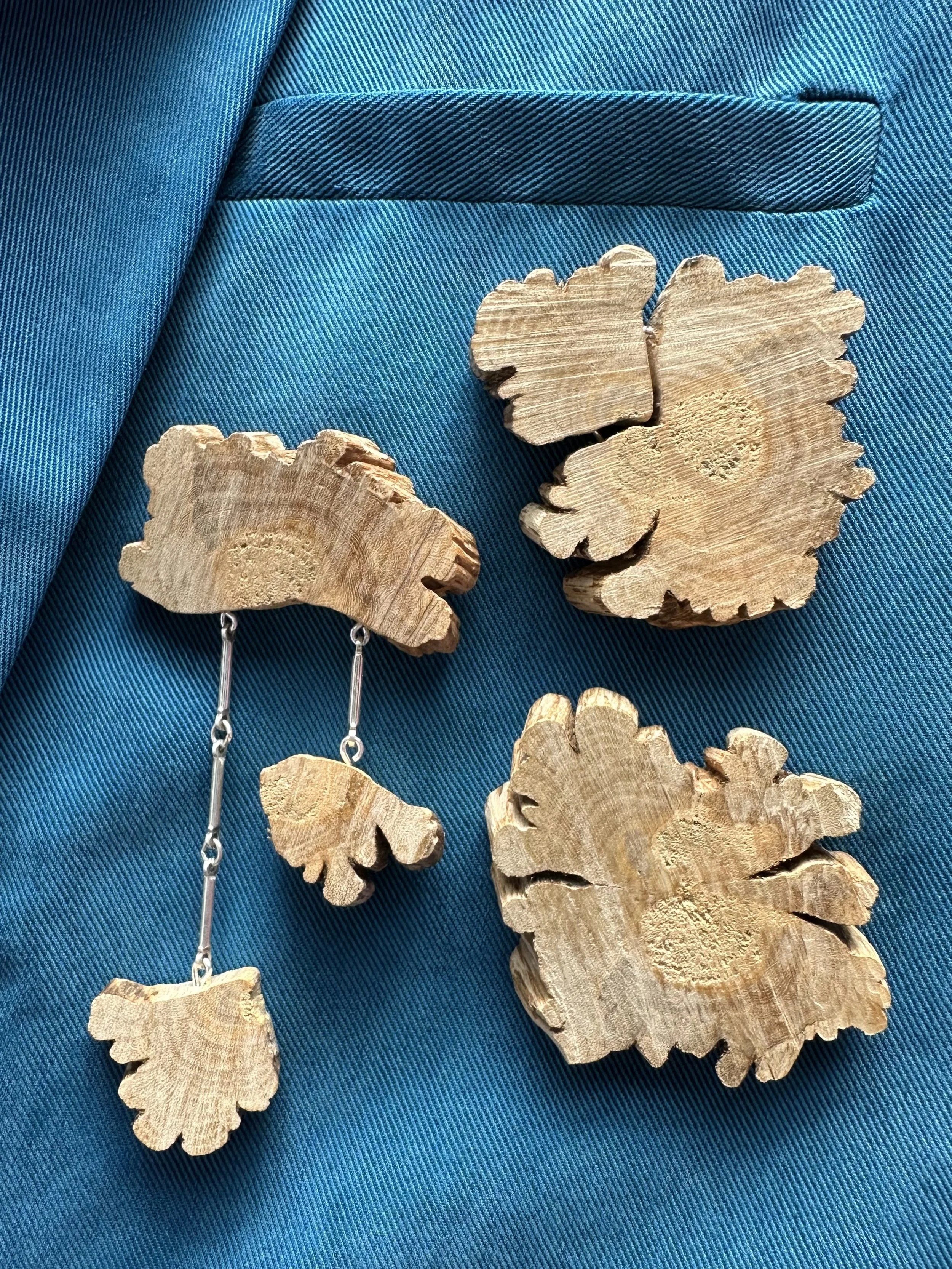  Week 24: Rosemary brooch trio 