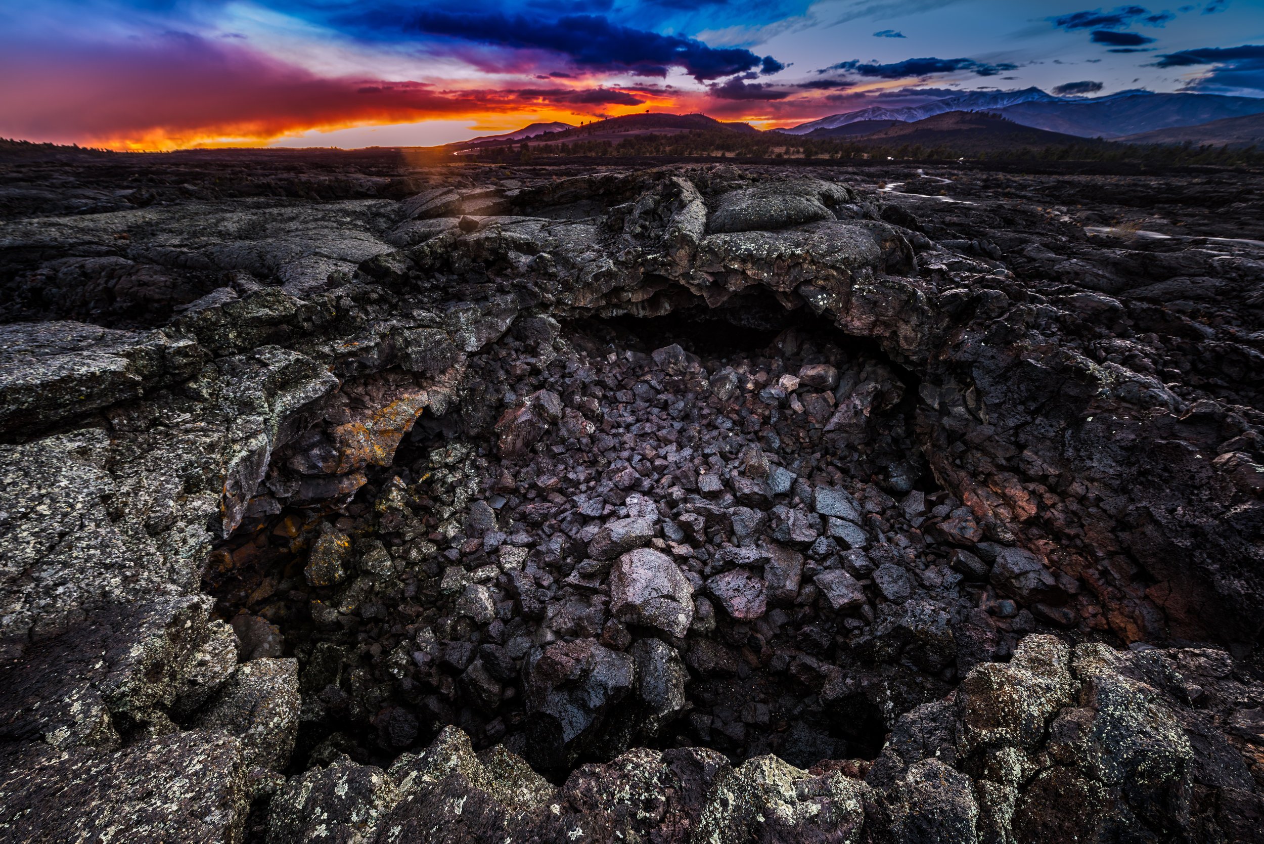 Craters of the Moon in a Campervan