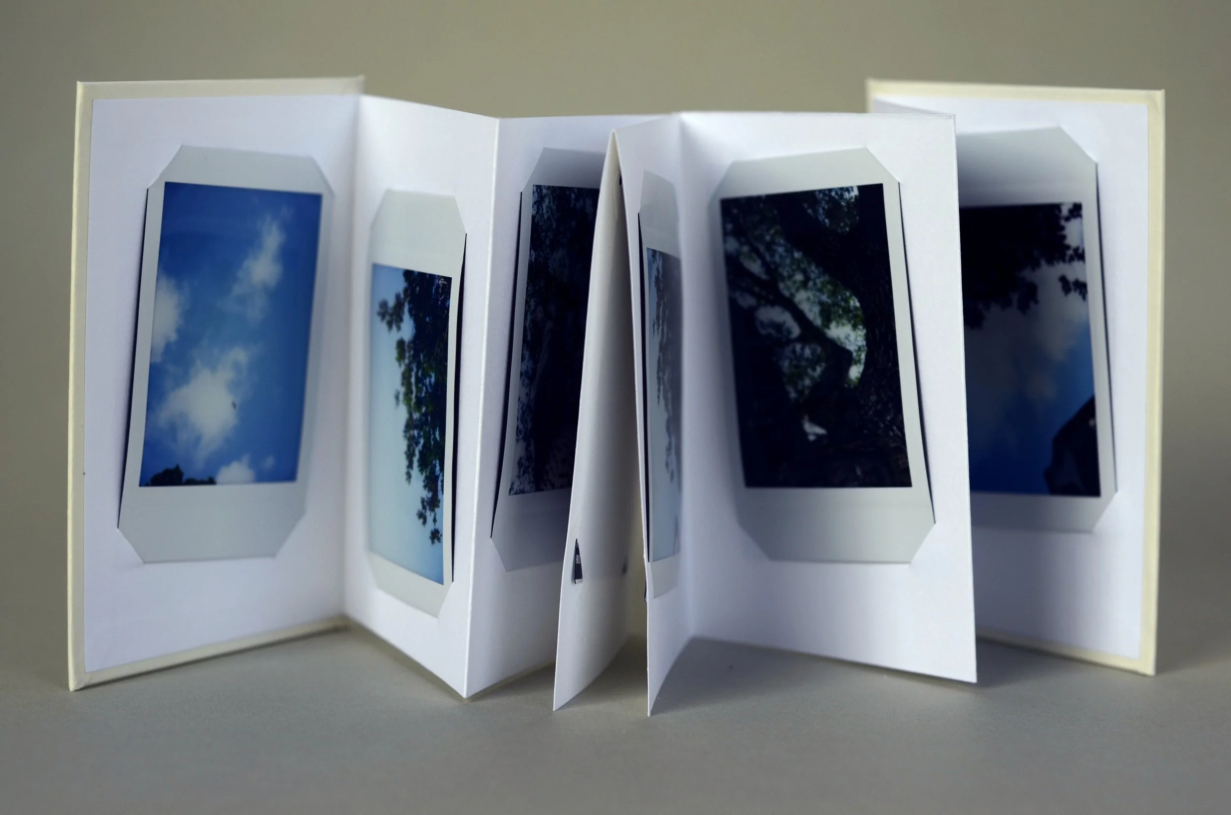 Handmade photo album #1, with slits to hold photos