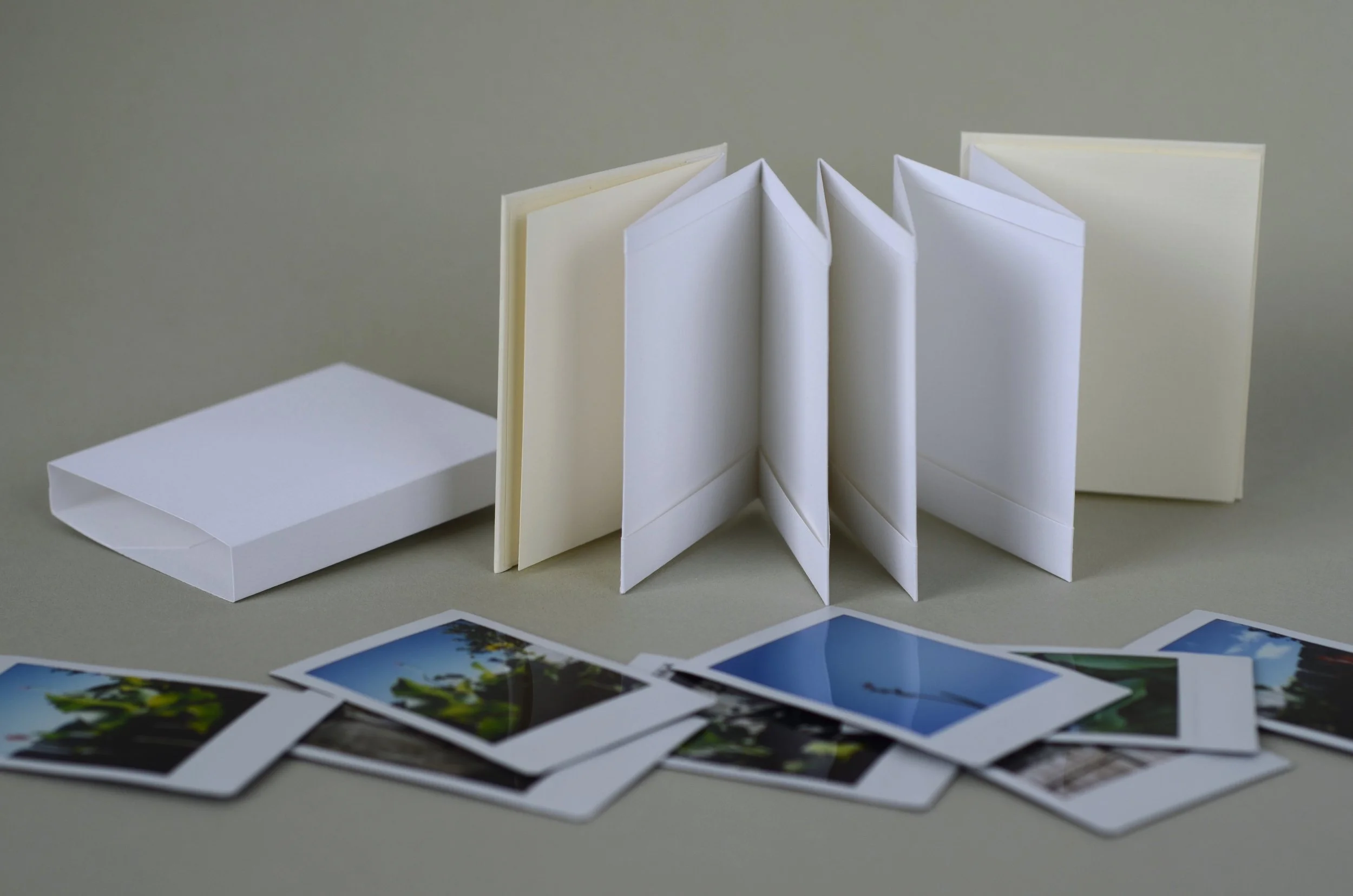 Handmade photo album #3, with slipcase & top/bottom sleeves
