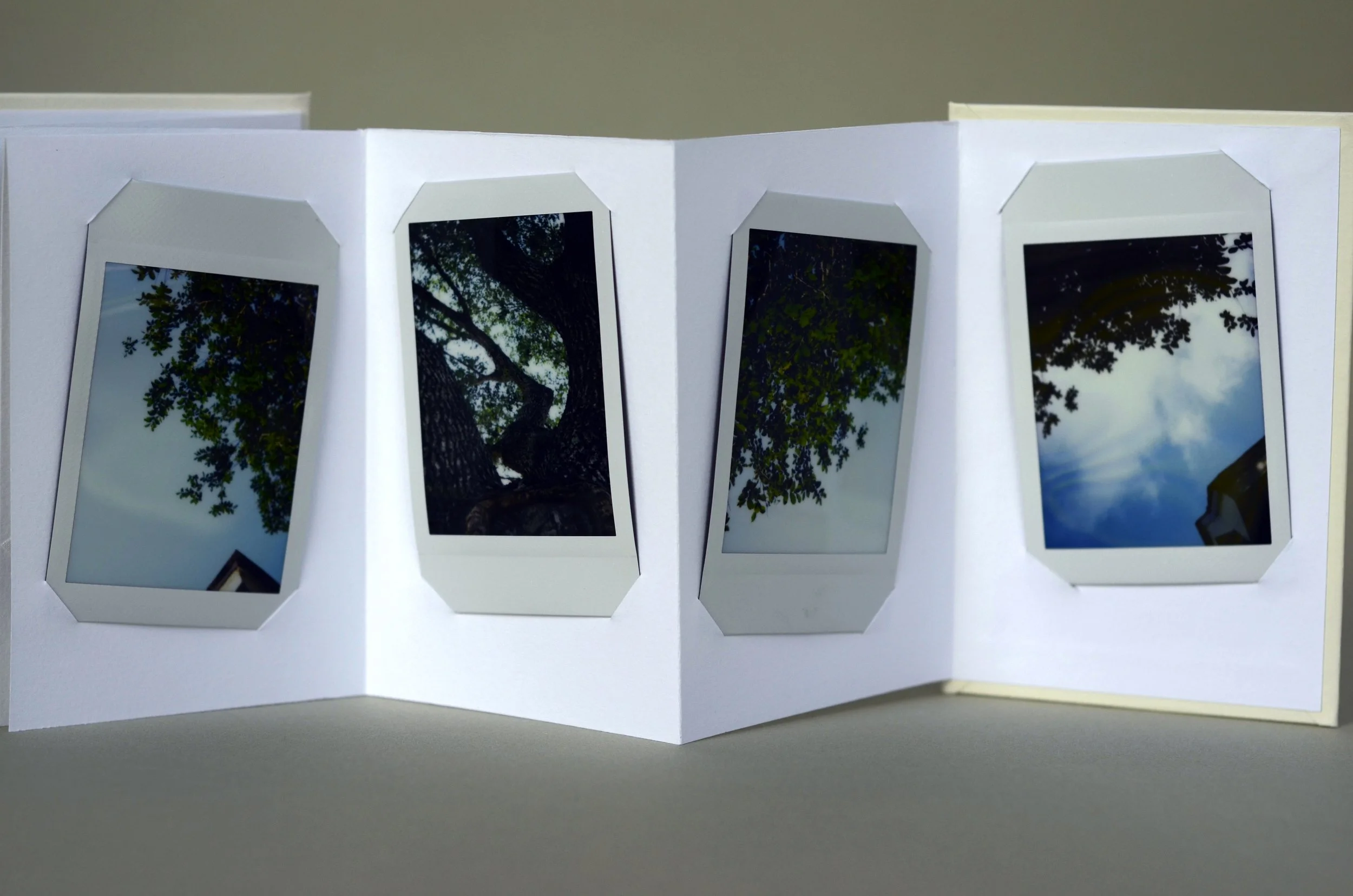 Handmade photo album #1, with slits to hold photos