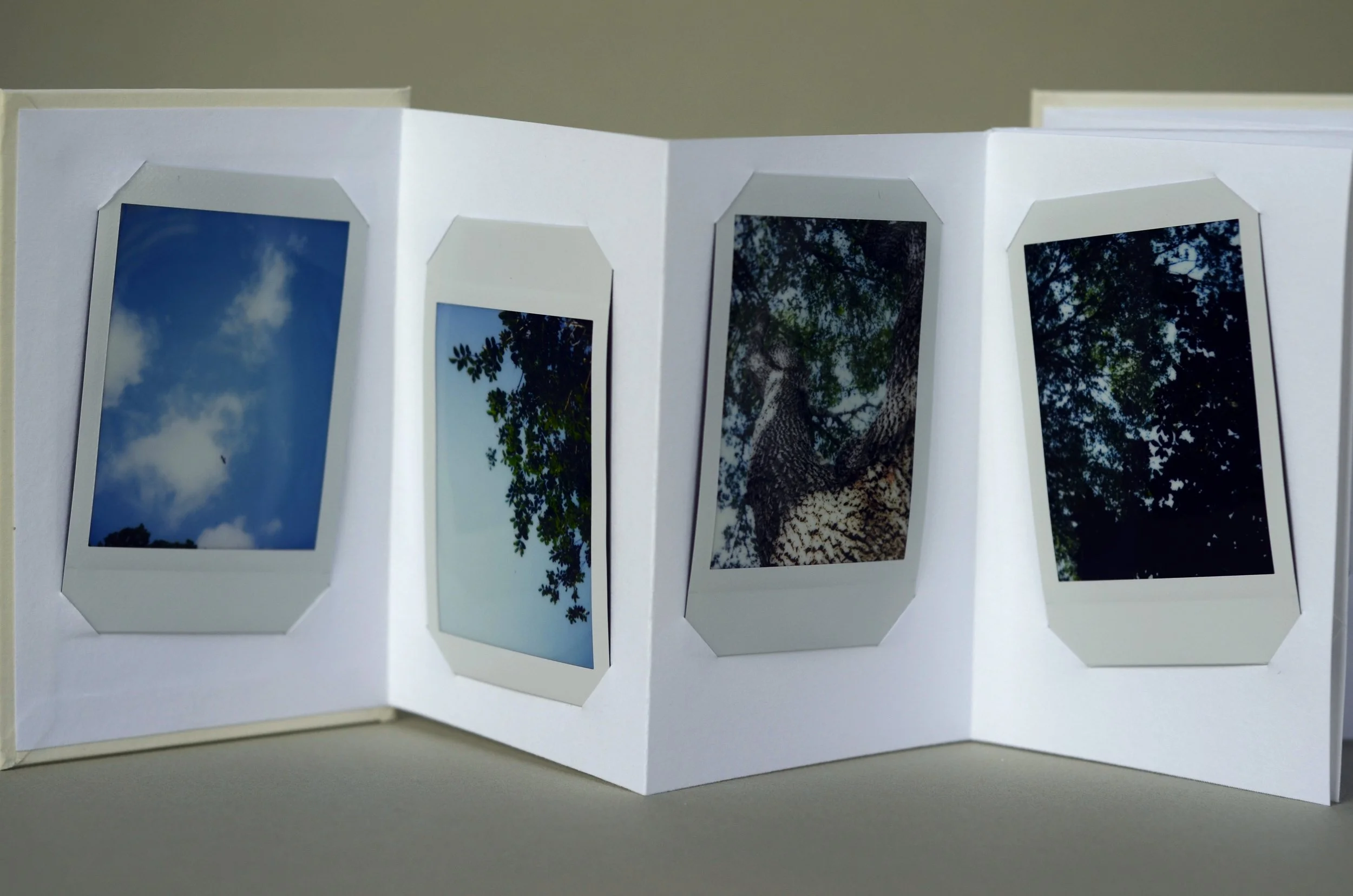 Handmade photo album #1, with slits to hold photos