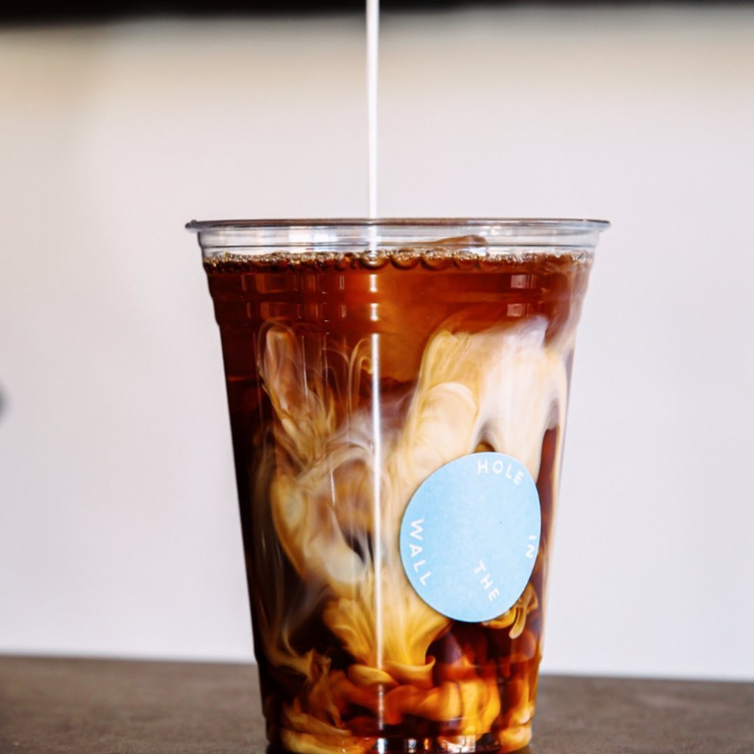a delicious cold brew coffee from hole in the wall lower east side 
