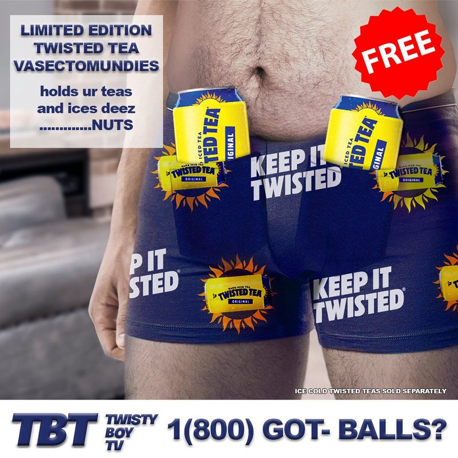 TWISTED TEA capitalizes on vasectomy March Madness surge with post-vasectomy  underwear — Earned Marketing