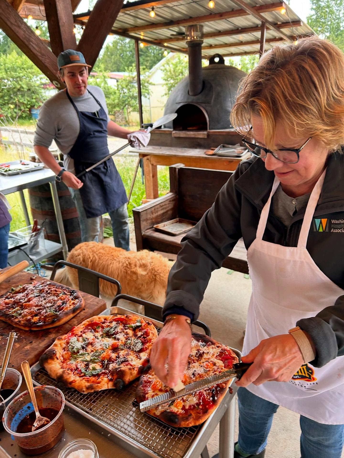 Thanks to Chef Nicco Muratore @niccomuratore for a wonderful woodfired pizza making workshop at the Grainery! He&rsquo;ll be offering two more variations on this delicious woodfired pizza making workshop later this summer and fall, which include plen