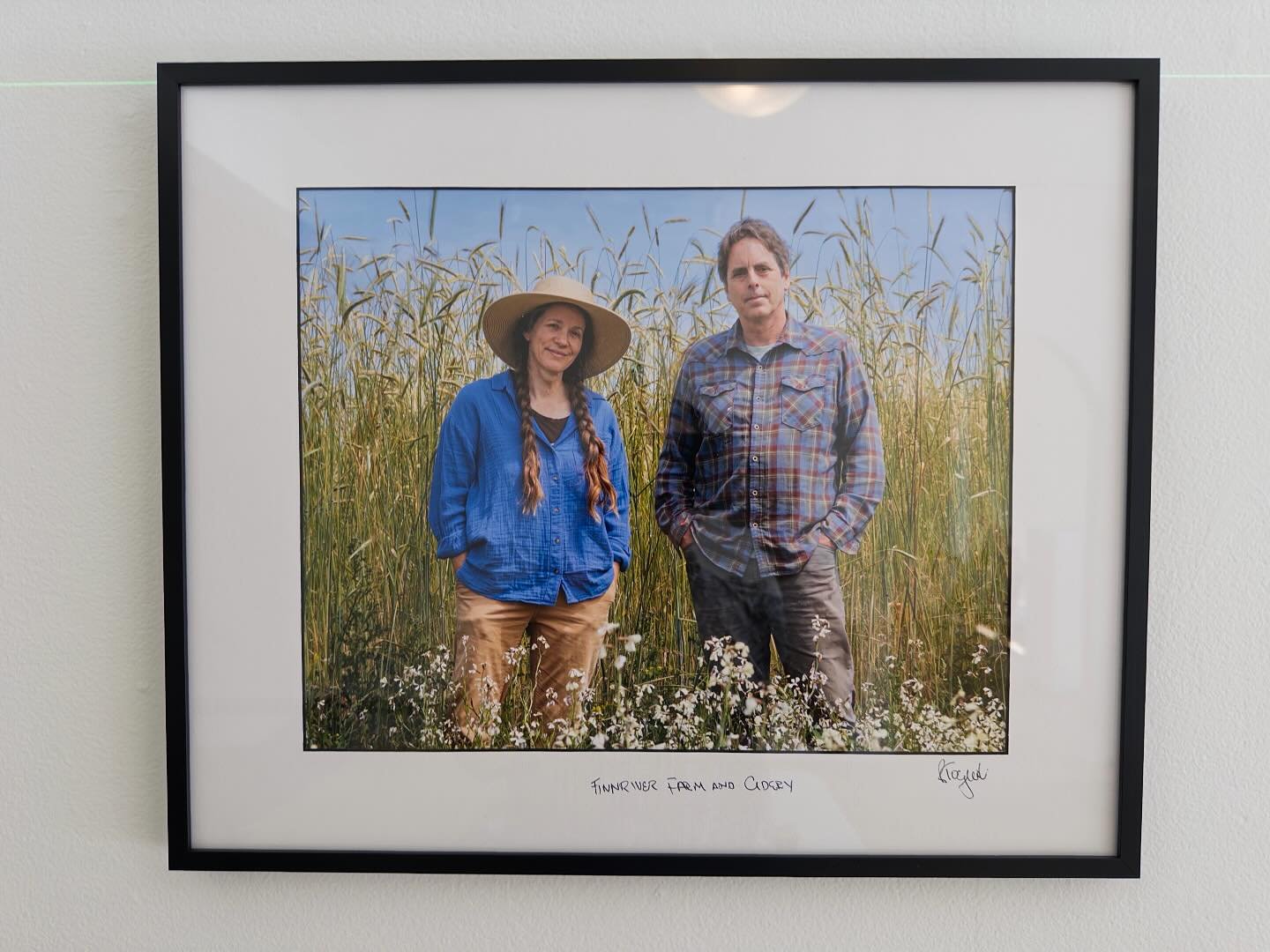 Thanks to photographer Robert Tognoli of the League of Extraordinary Observers (LEO) for bringing his camera out to the rye field to get this portrait. This and other farm portraits are part of an exhibit of photos at the Max Grover gallery, opening 