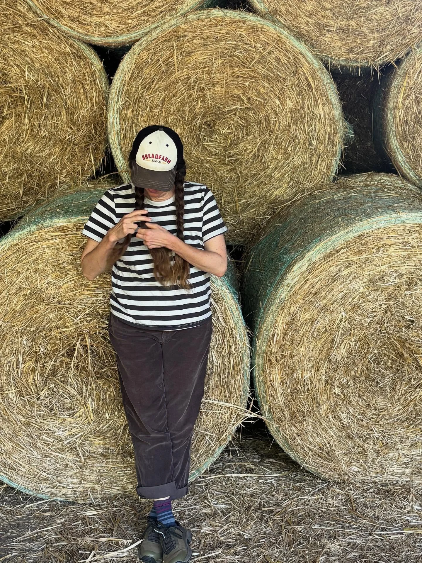 Keith is selling strawbales. Organic rye straw $75/bale. Text him or email keith@chimacumgrain.com.