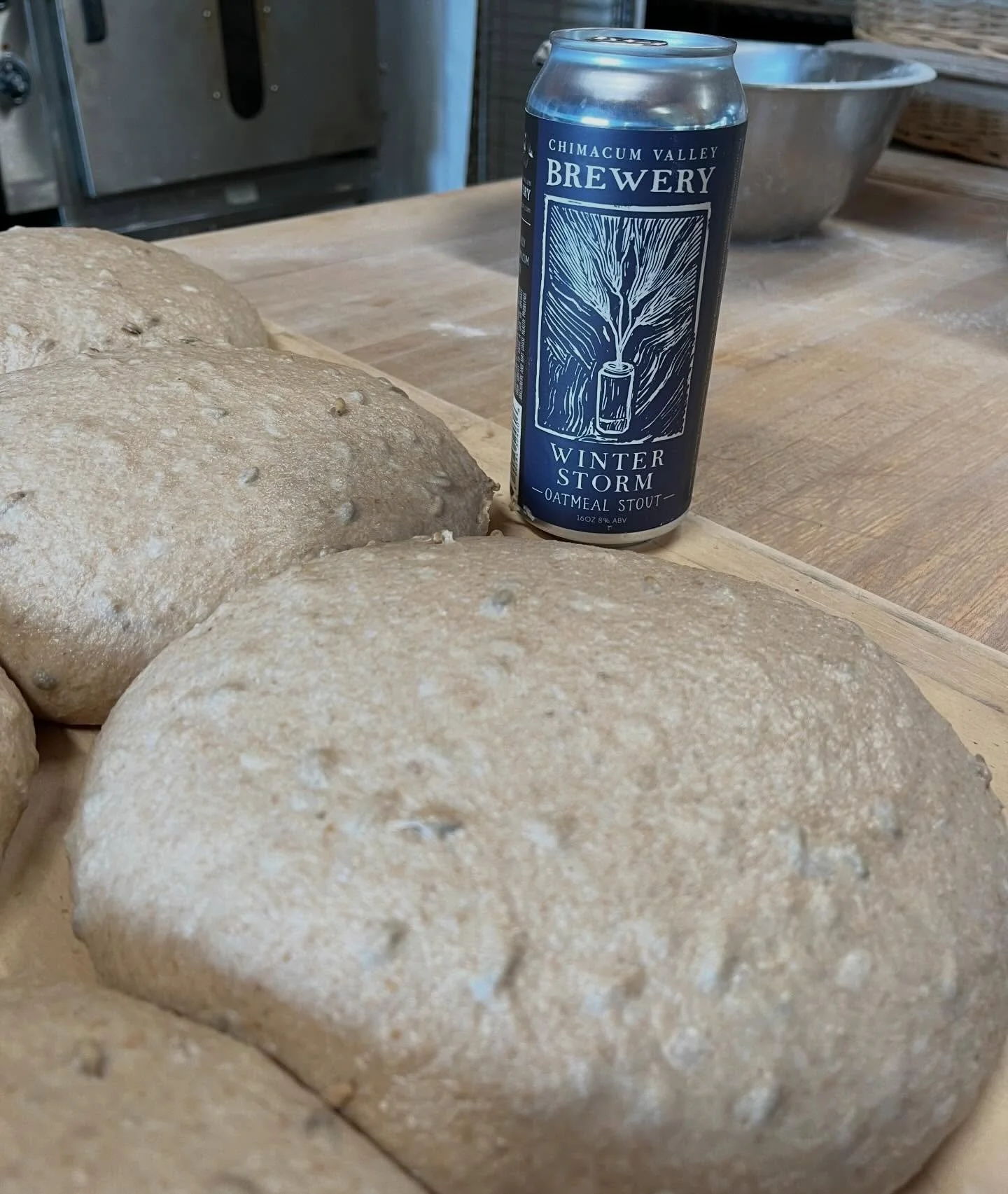 This month&rsquo;s Baker&rsquo;s Special loaf is a Malted Rye with Chimacum Valley Brewing stout! Get it where you get our bread. Mmmm&hellip;