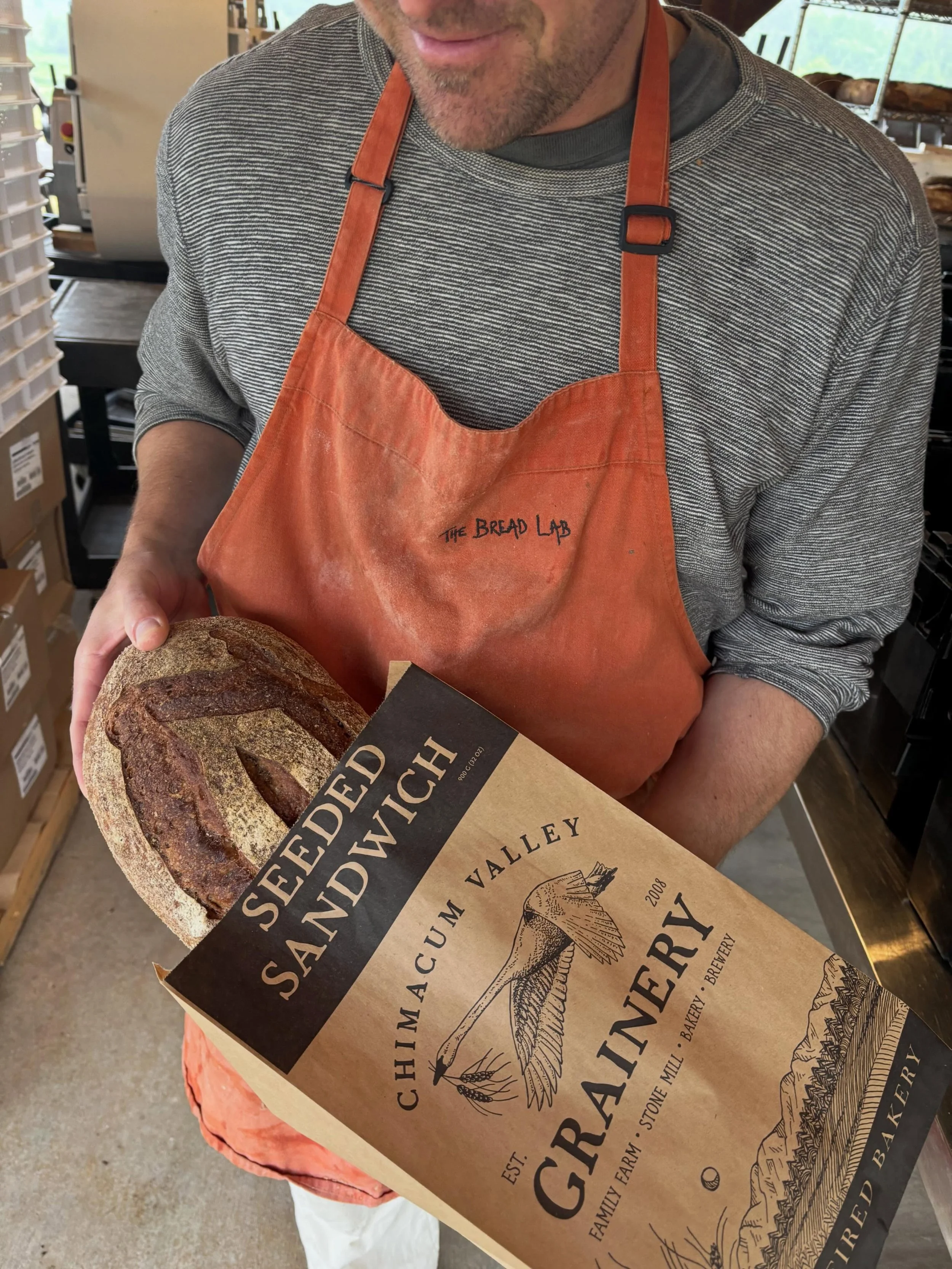 Fresh bread in the fresh air, with thanks to @ermcmackin