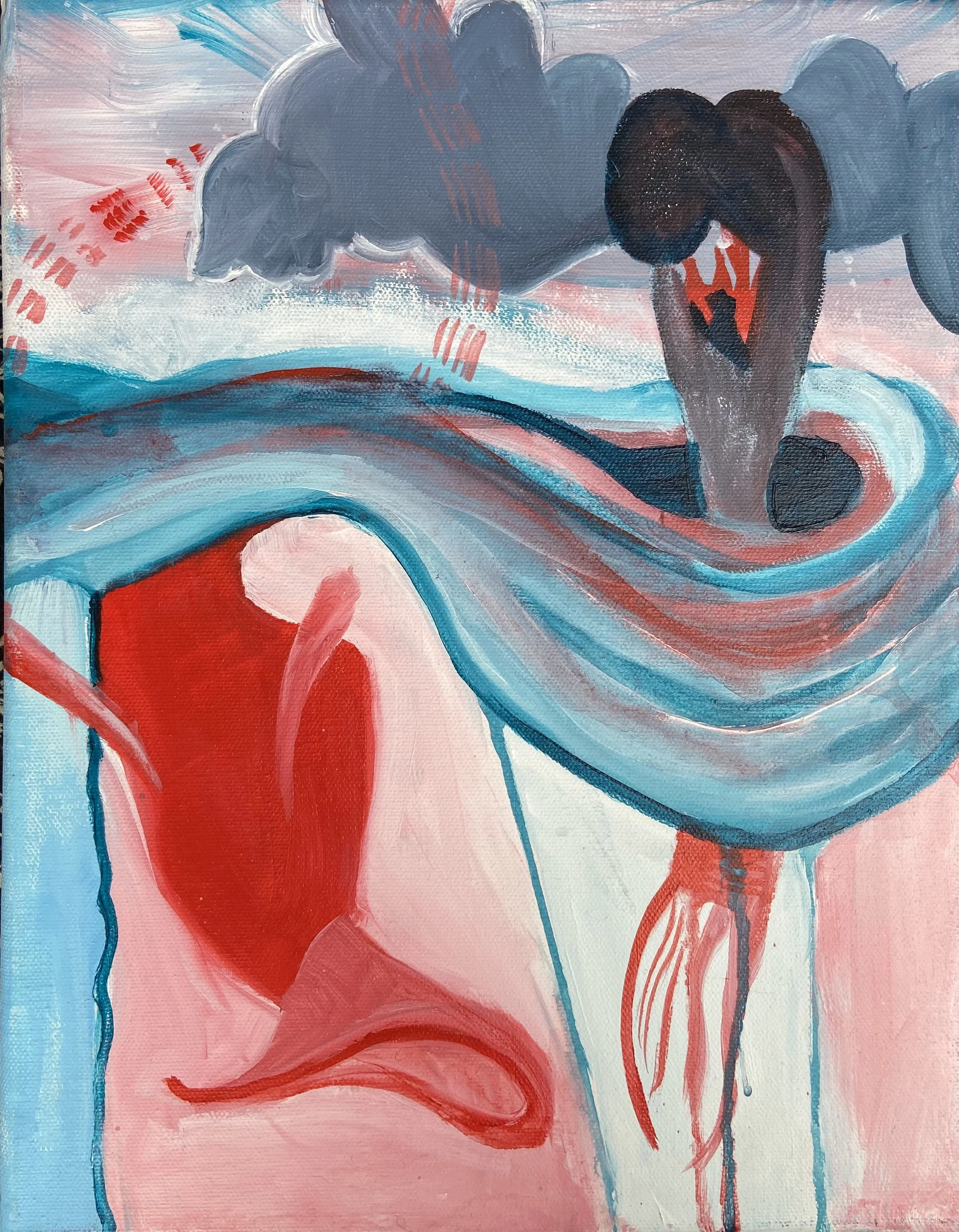 "Waves" 9" x 12" Available