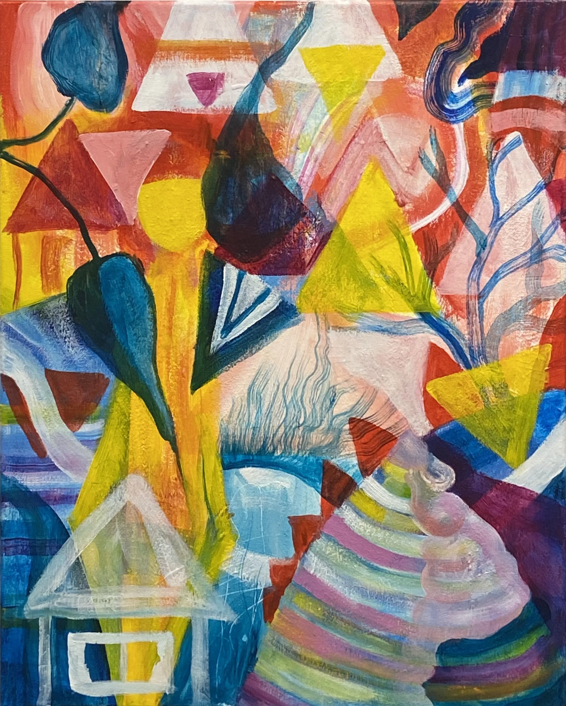 "Meteor Melt" 16" x 20" 2022 SOLD (print available)