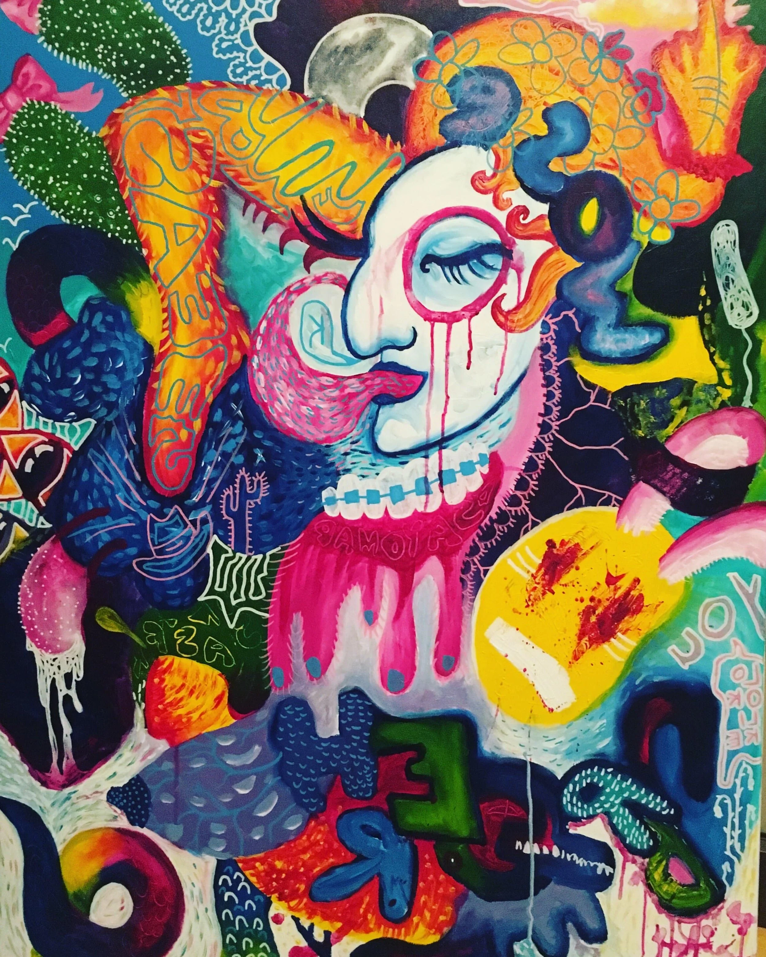 "Some Assembly Required" 2017 30" x 40" SOLD