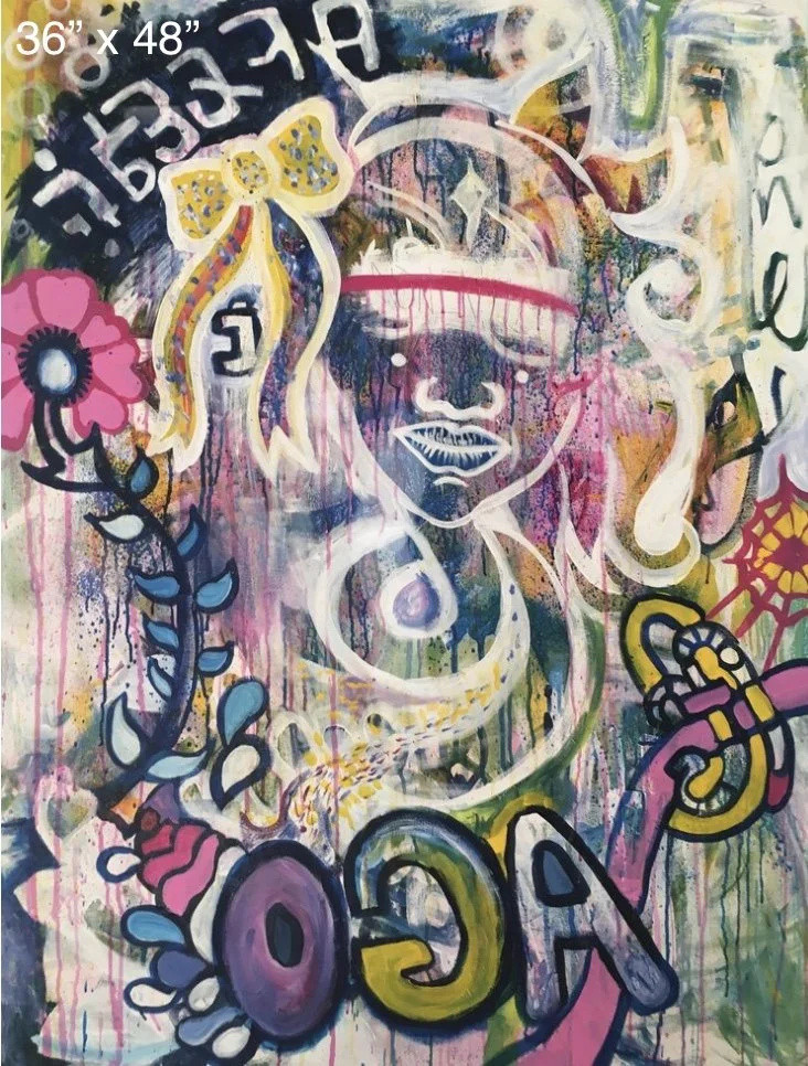 "Nothing" 36" x 48" 2018 For Sale: $600