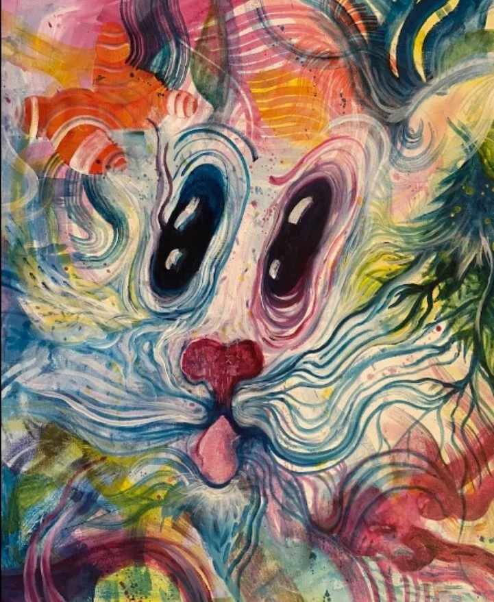 "How Can I Feel Happy and Sad at the Same Time?" 20" x 24" SOLD