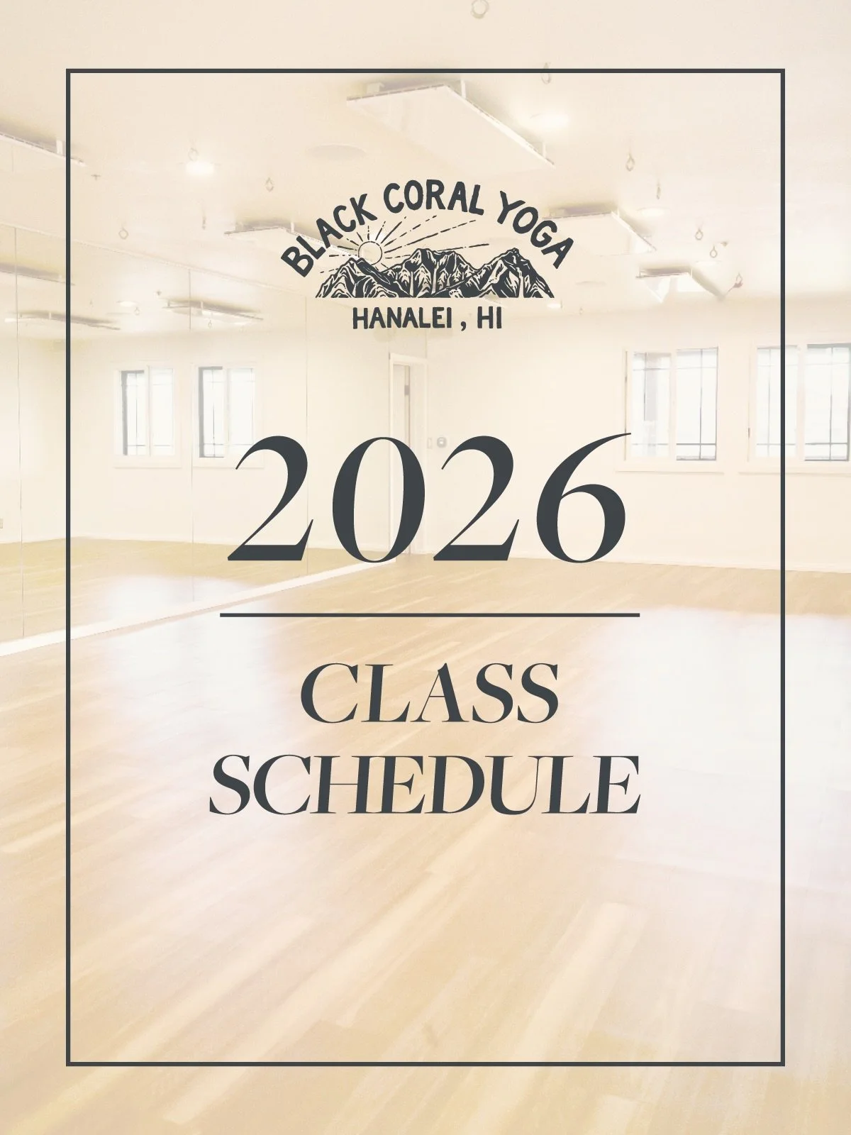 2026 🎉 We&rsquo;re feeling stoked and ready to bring you 40 classes 7 days a week from the heart of Hanalei. 

We build our schedule with the intention of consistency, clarity and continuity of practice by offering a spread of classes and class time