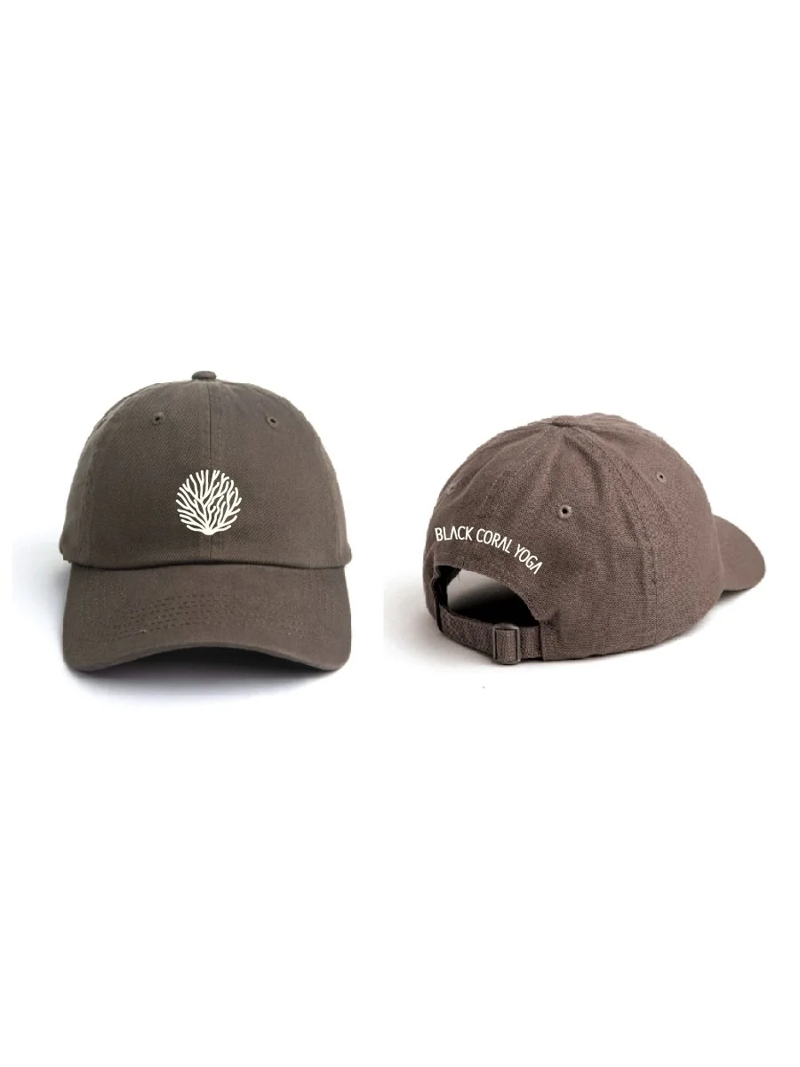 Black Coral Yoga™  Embroidered Hat
