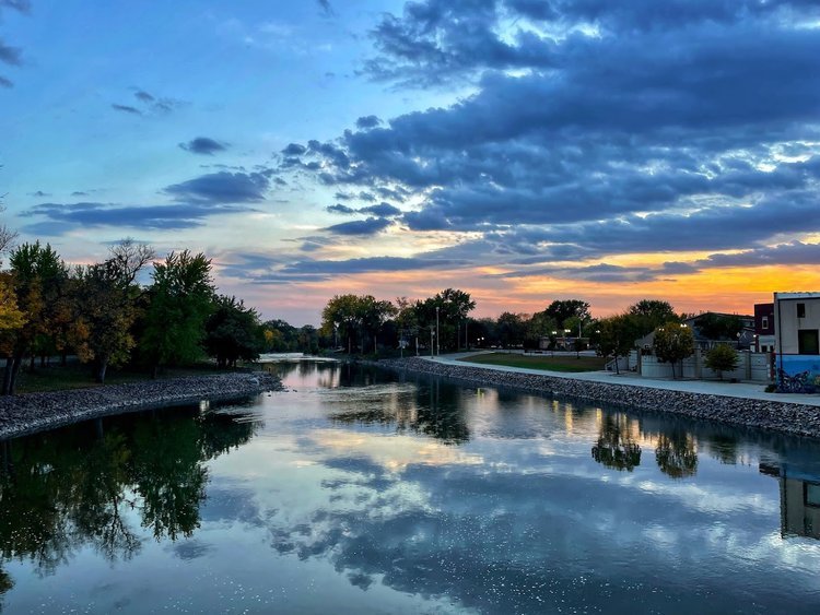 Minnesota River in Granite Falls, Minnesota