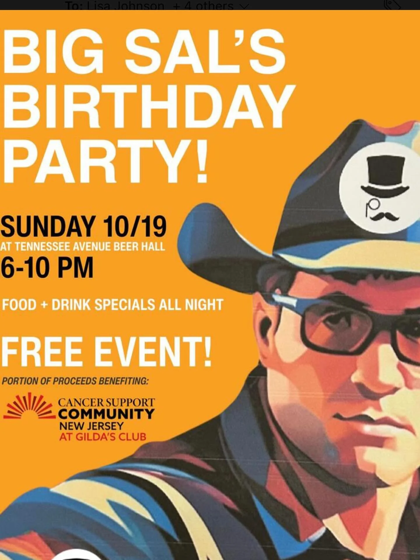 Come celebrate Big Sal's Birthday with crazy Food and Drink Specials!!
