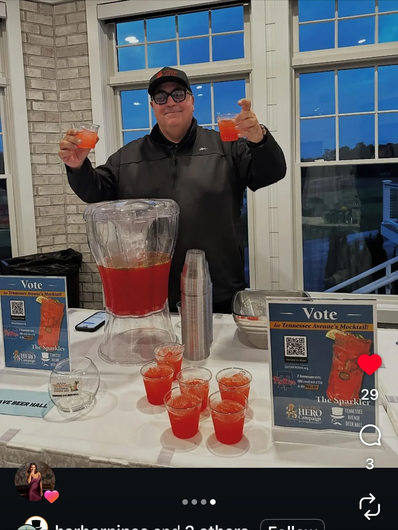 Dear Friends, Supporters &amp; Community ,

Wow &mdash; what a night! We&rsquo;re absolutely humbled and thrilled to announce that Tennessee Avenue Beer Hall has claimed top honors in the HERO Tini Mocktail competition. This achievement is about so m