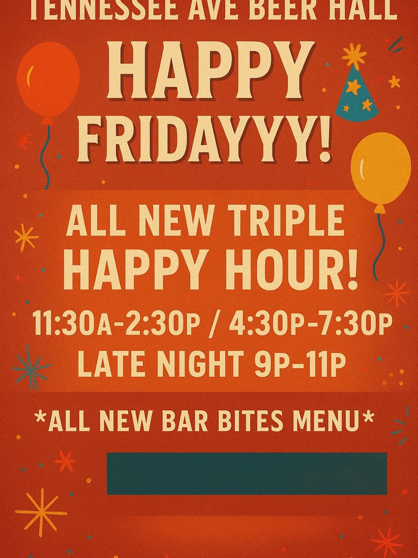 Happy Friday to all Tennessee Avenue Beer Hall peeps! Let's get this weekend started right now!!! 

@topfansIsabella's Italian Pizza KitchenNew Jersey Lifestyle MagazineReal BrigantineLisa Johnson CommunicationsMidtown Atlantic City CDCCooper Levenso