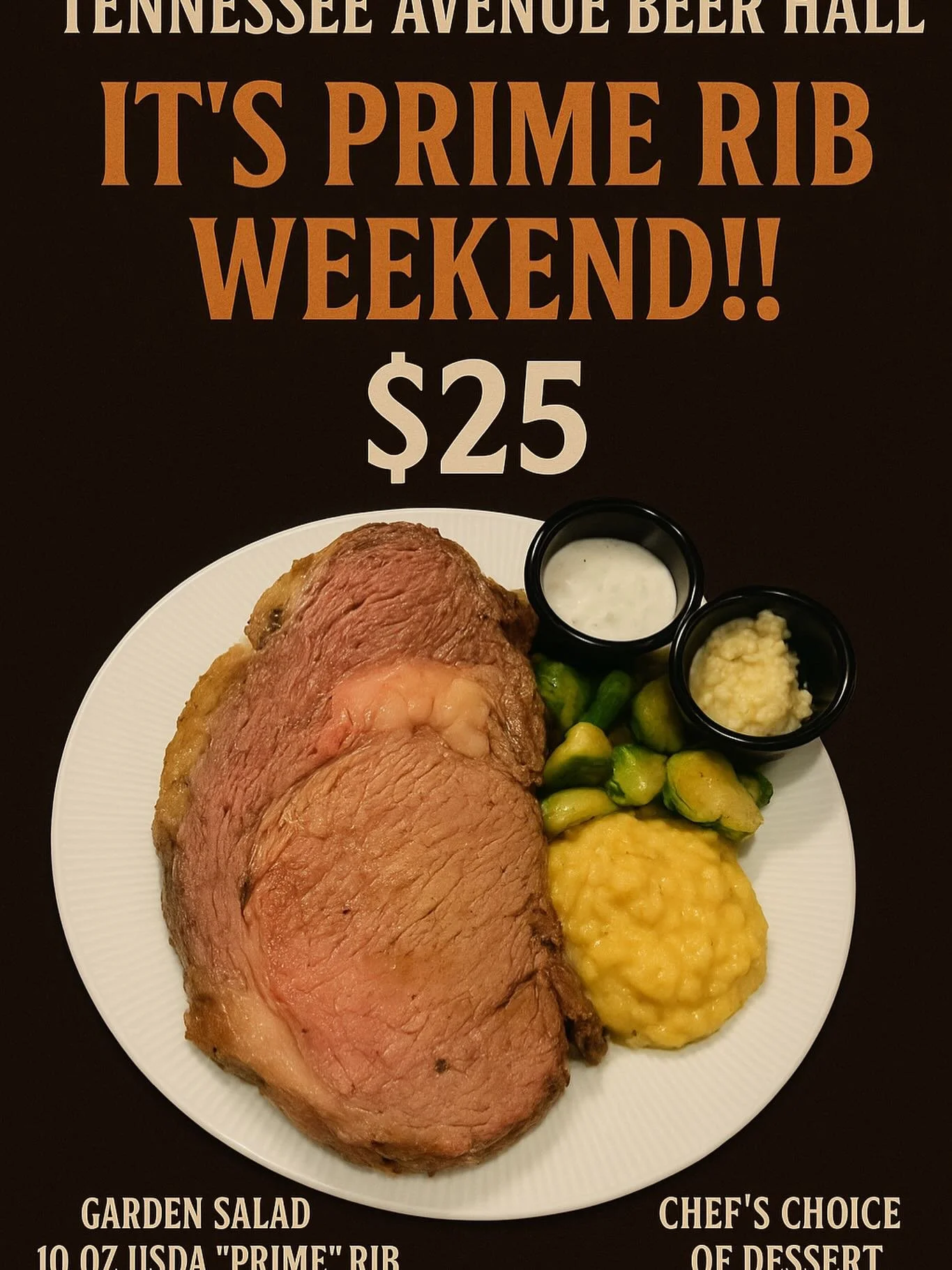 Calling ALL Prime Rib lovers ❤️ ! Come and get it! While it lasts! Which won't be long! lol...🥩