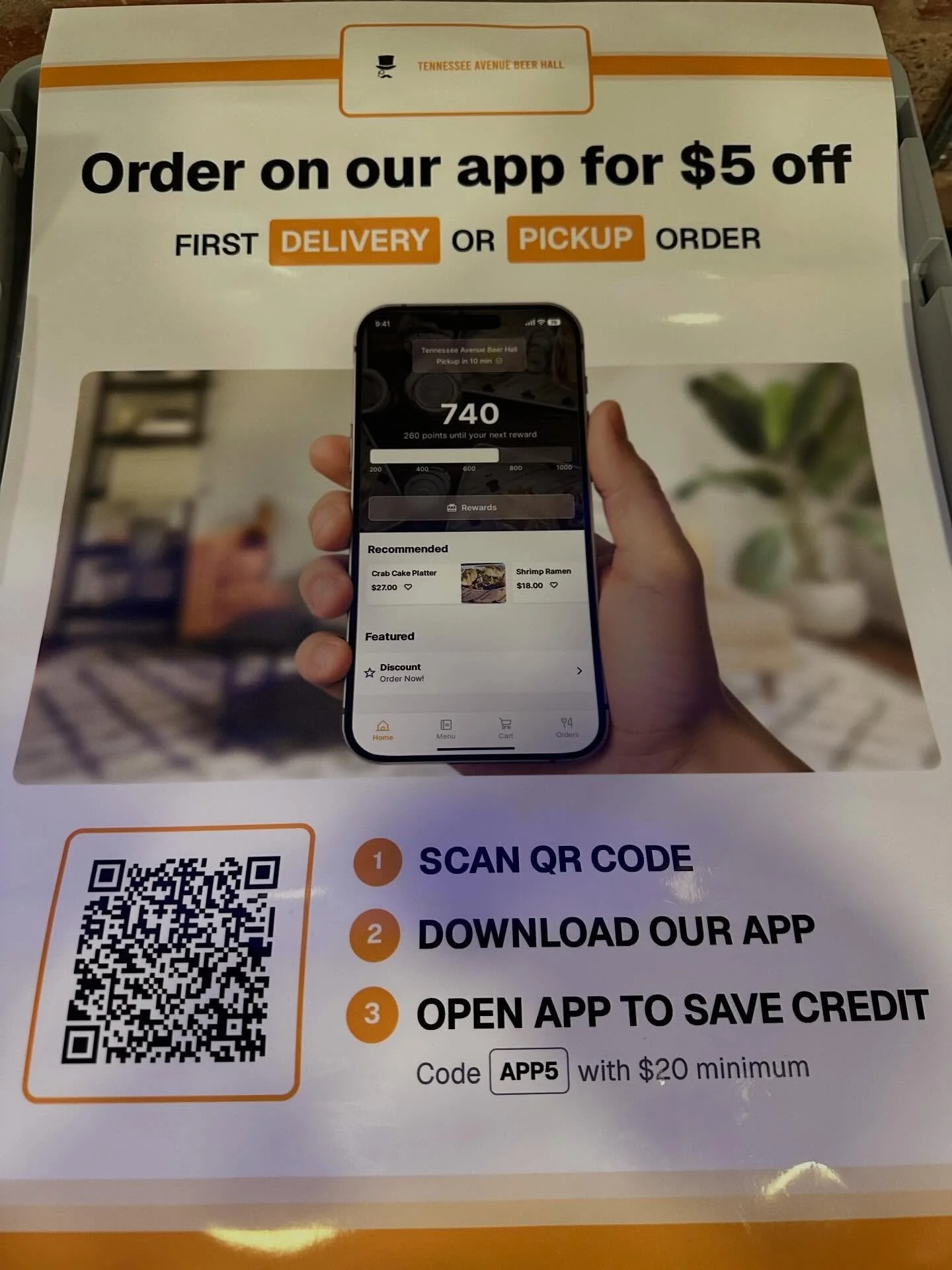 App Alert ‼️ Take out and Delivery Service is Party Time here at Tennessee Avenue Beer Hall Download our App and get $5 BUCKS off your first order Its that easy!!! @topfansReal BrigantineMidtown Atlantic City CDCVisit Atlantic CityBar32 Chocolate &am