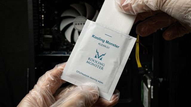 Can Alcohol Swab Clean Thermal Paste Kooling Monster