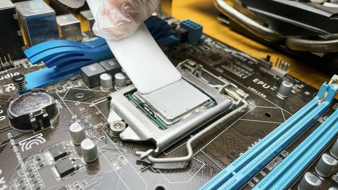 How to apply thermal paste to the CPU