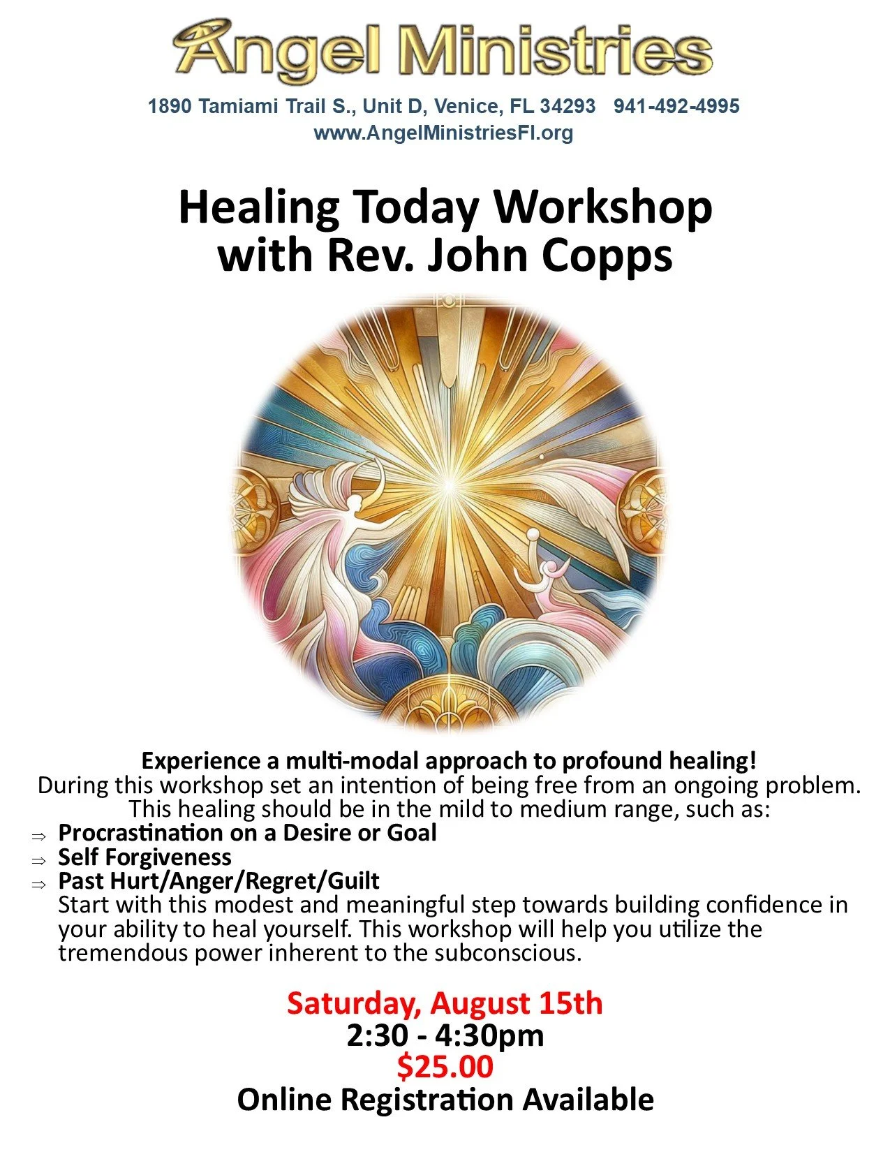 Healing Today Workshop